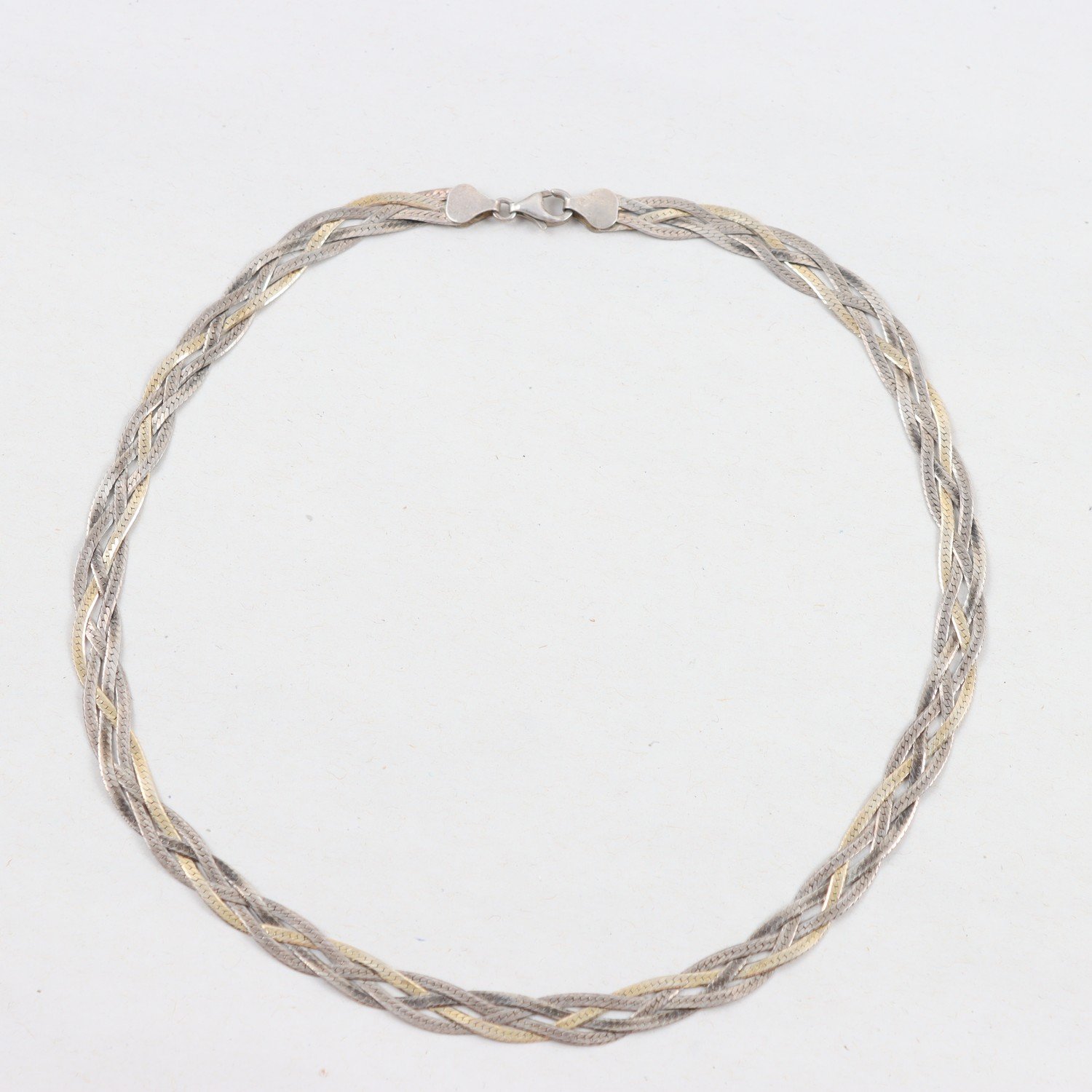 Halsband, Silver, Manglat, Vikt: 12,1g