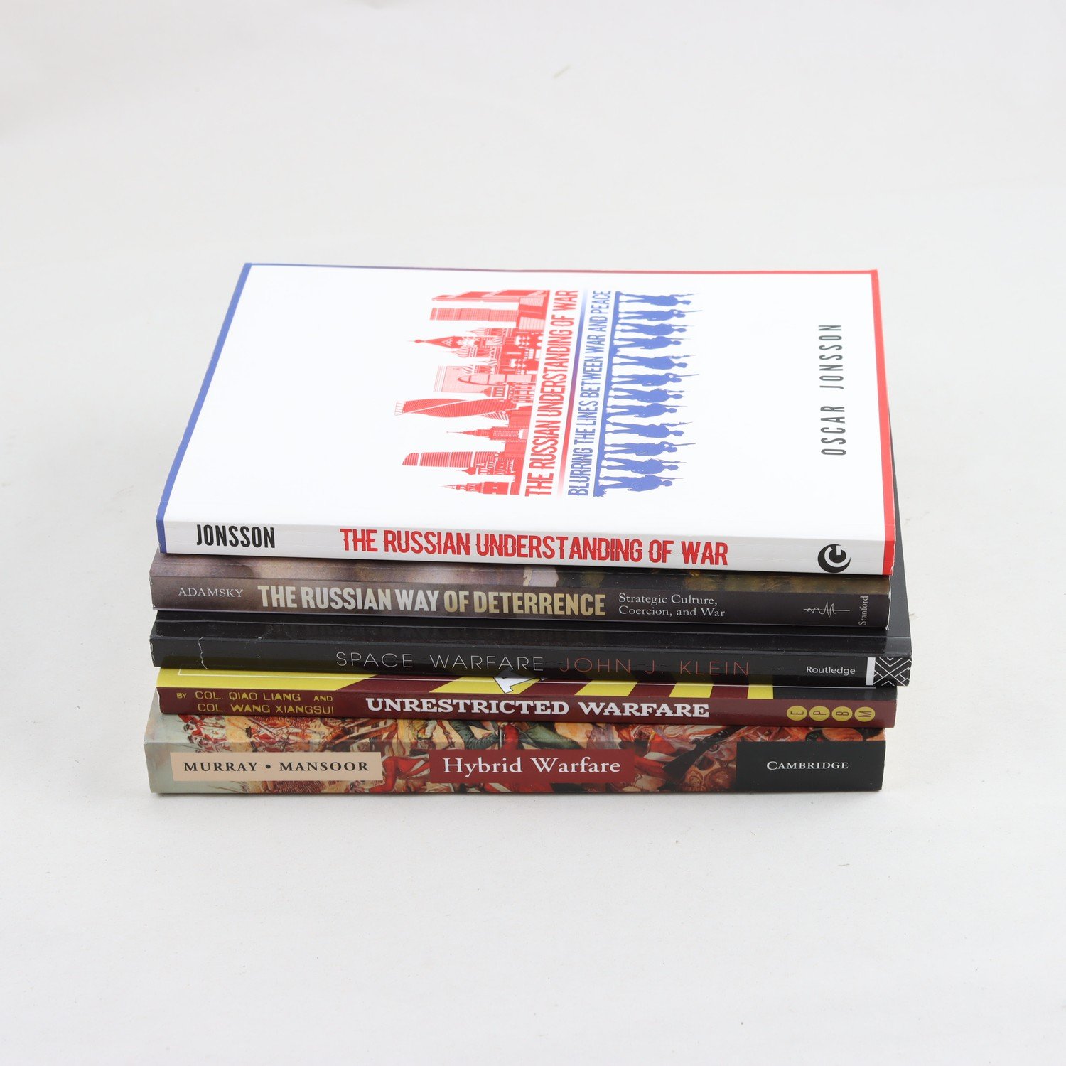 Bokpaket om olika typer av krigföring, 5 vol.