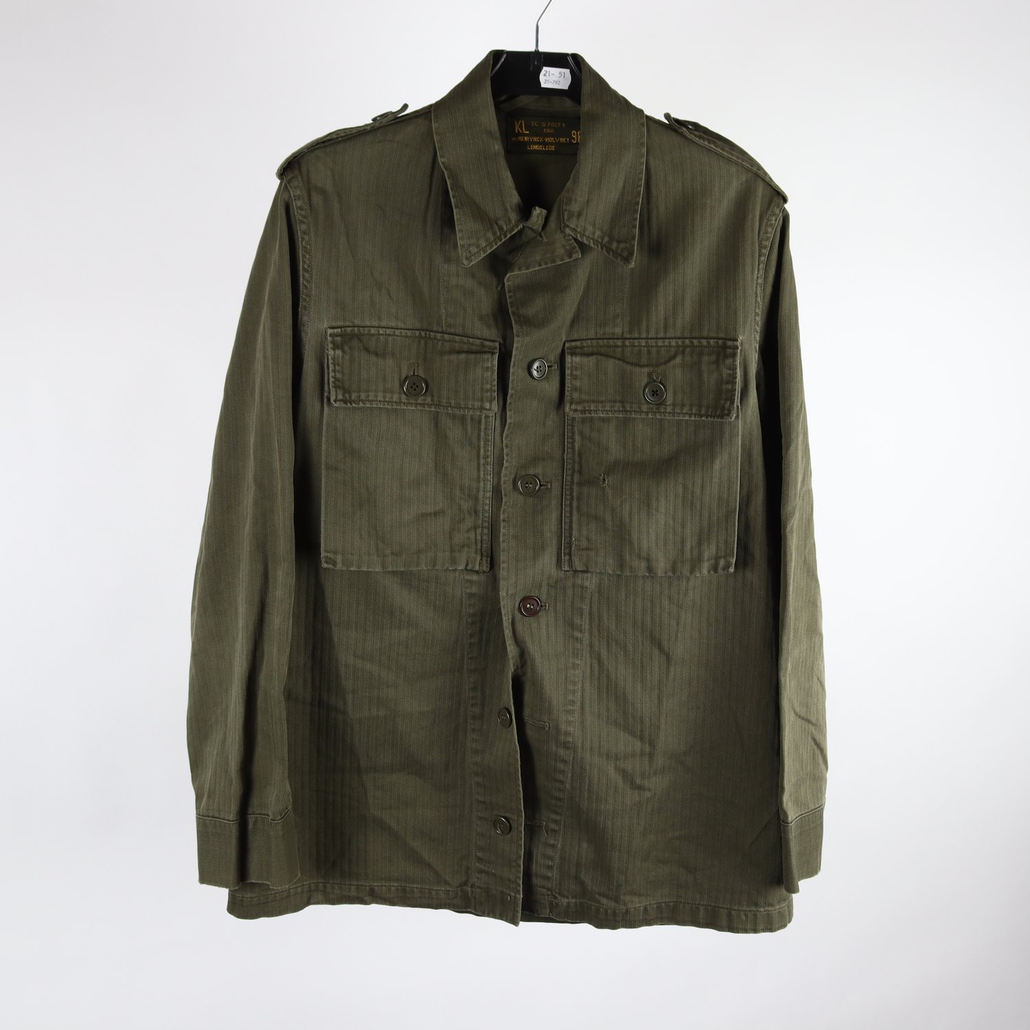 Militärjacka, vintage, stl. M