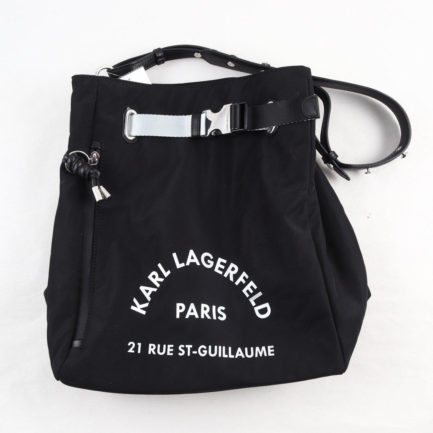 Axelremsväska, Karl Lagerfeld, svart