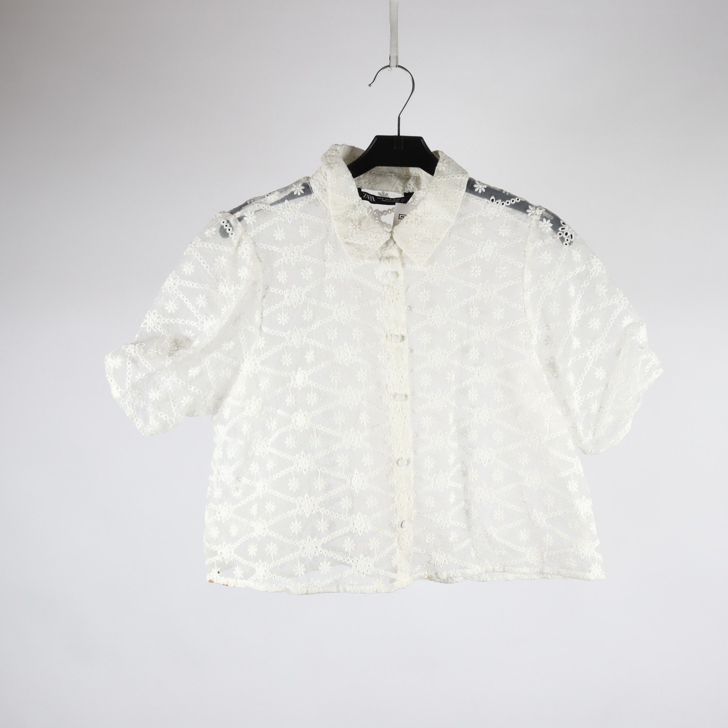 Blus, Zara, vit, stl. M
