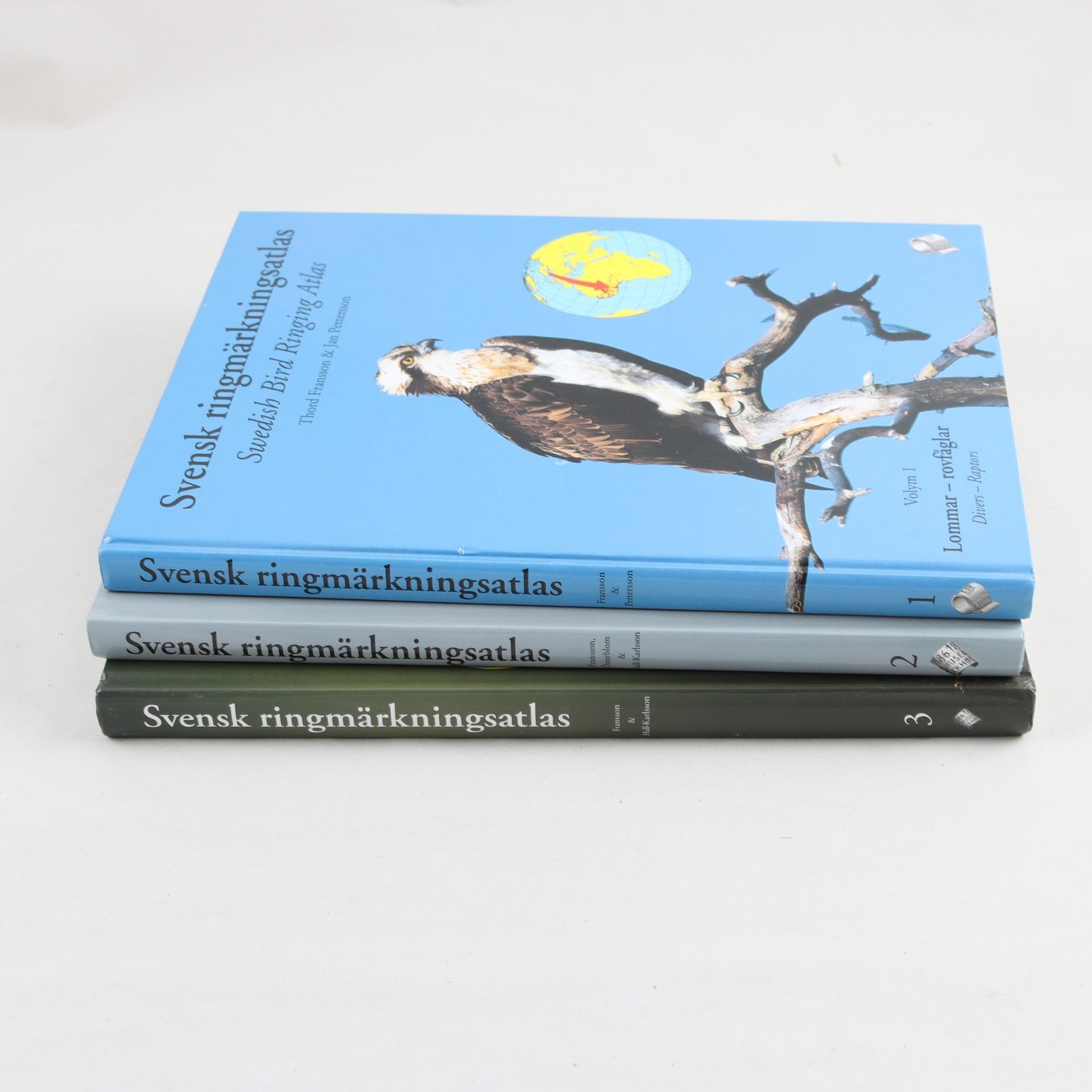 Svensk ringmärkningsatlas, Vol. 1-3