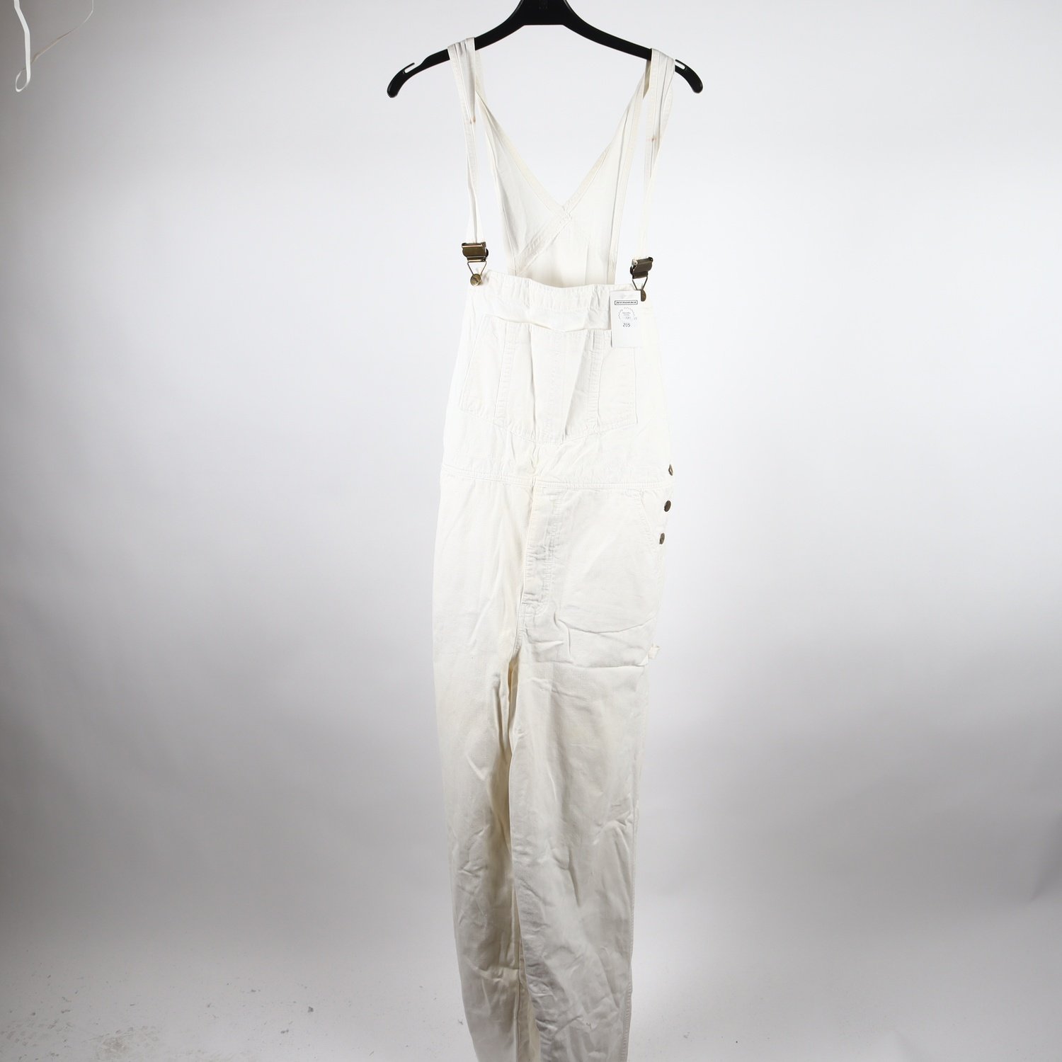 Hängselbyxor, Dobber, offwhite, stl. W34 L36