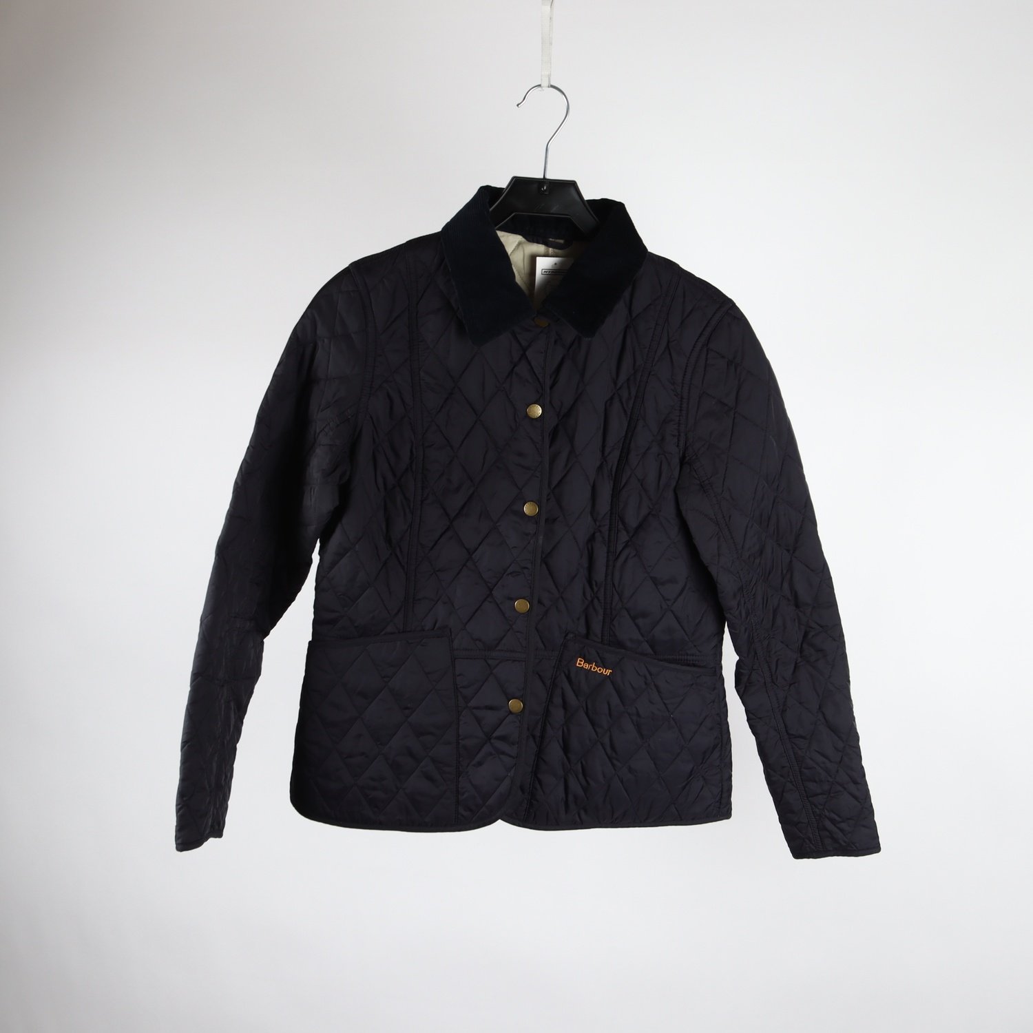 Sommarjacka, Barbour, blå, quiltad, stl. 38