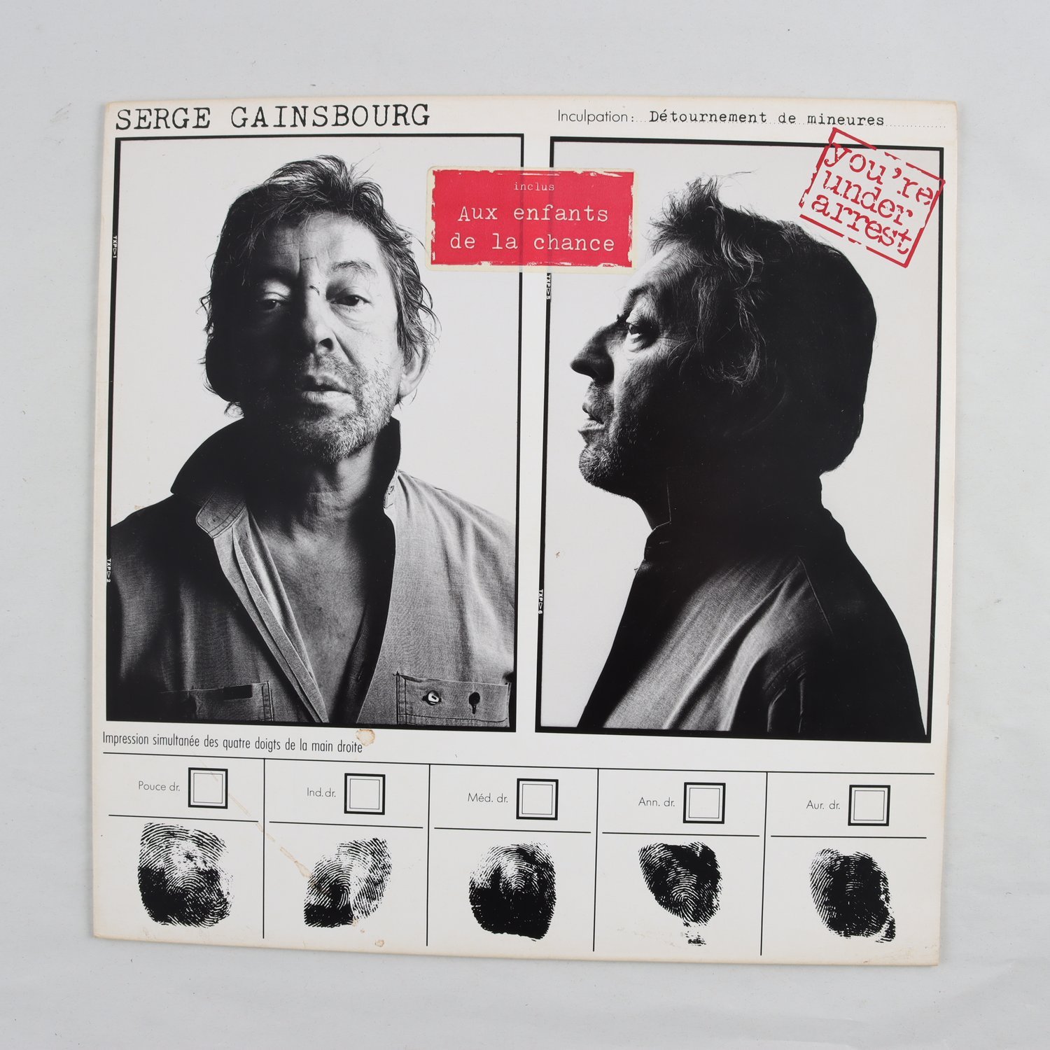 LP Serge Gainsbourg, You’re Under Arrest