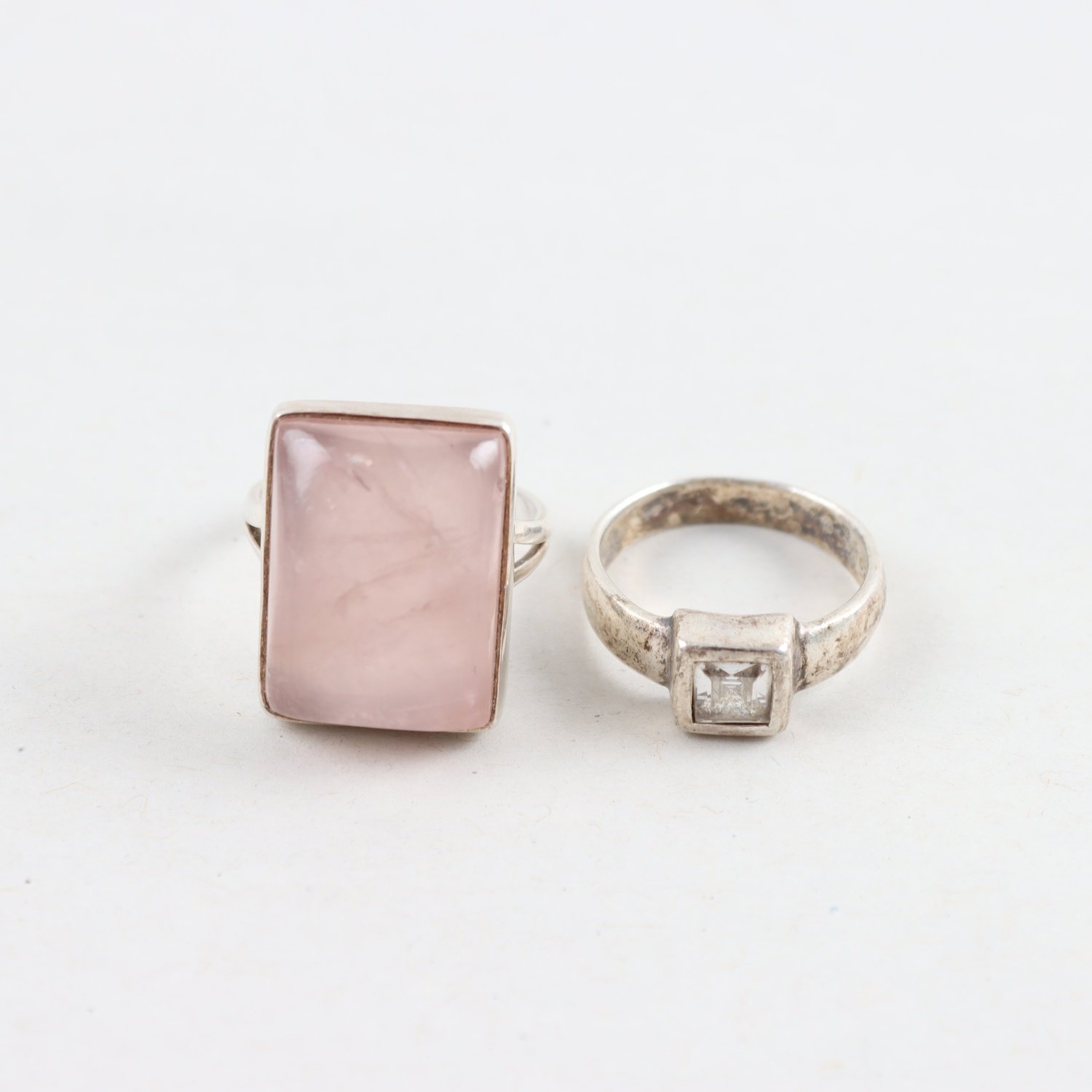 Ringar, Silver, Stenar, Brv: 13,9g