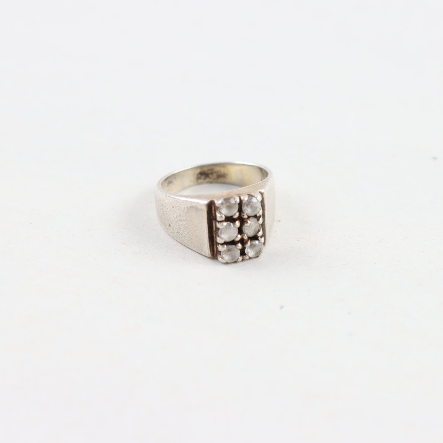 Ring, Silver, Stenar, Brv: 3,5g