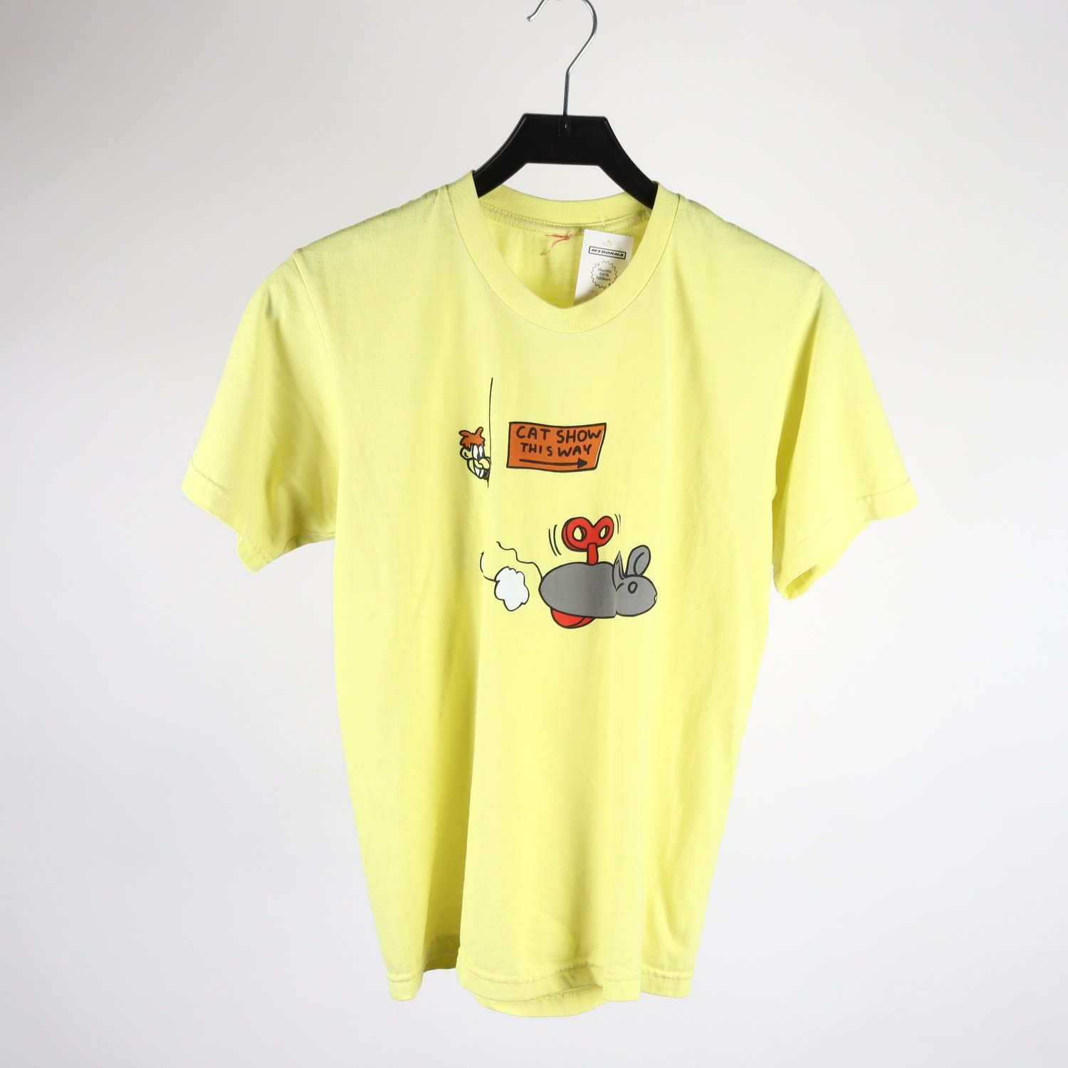 T-shirt, Okänt, gul. stl ca. S/M