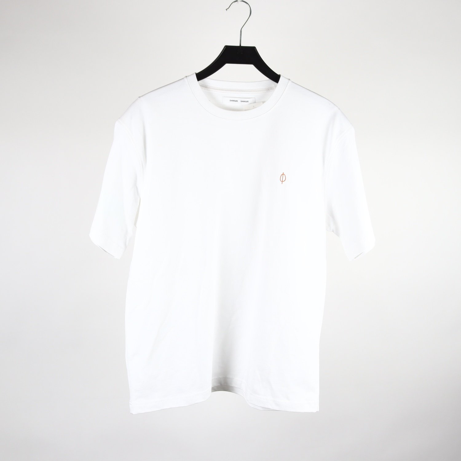 T-shirt, Samsoe Samsoe, vit, oversize, stl. S