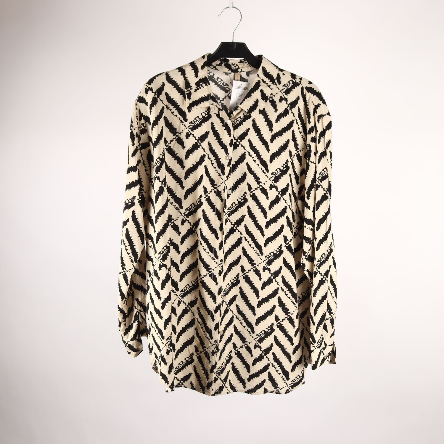 Blus, Soyaconcept, svart, beige, stl. M
