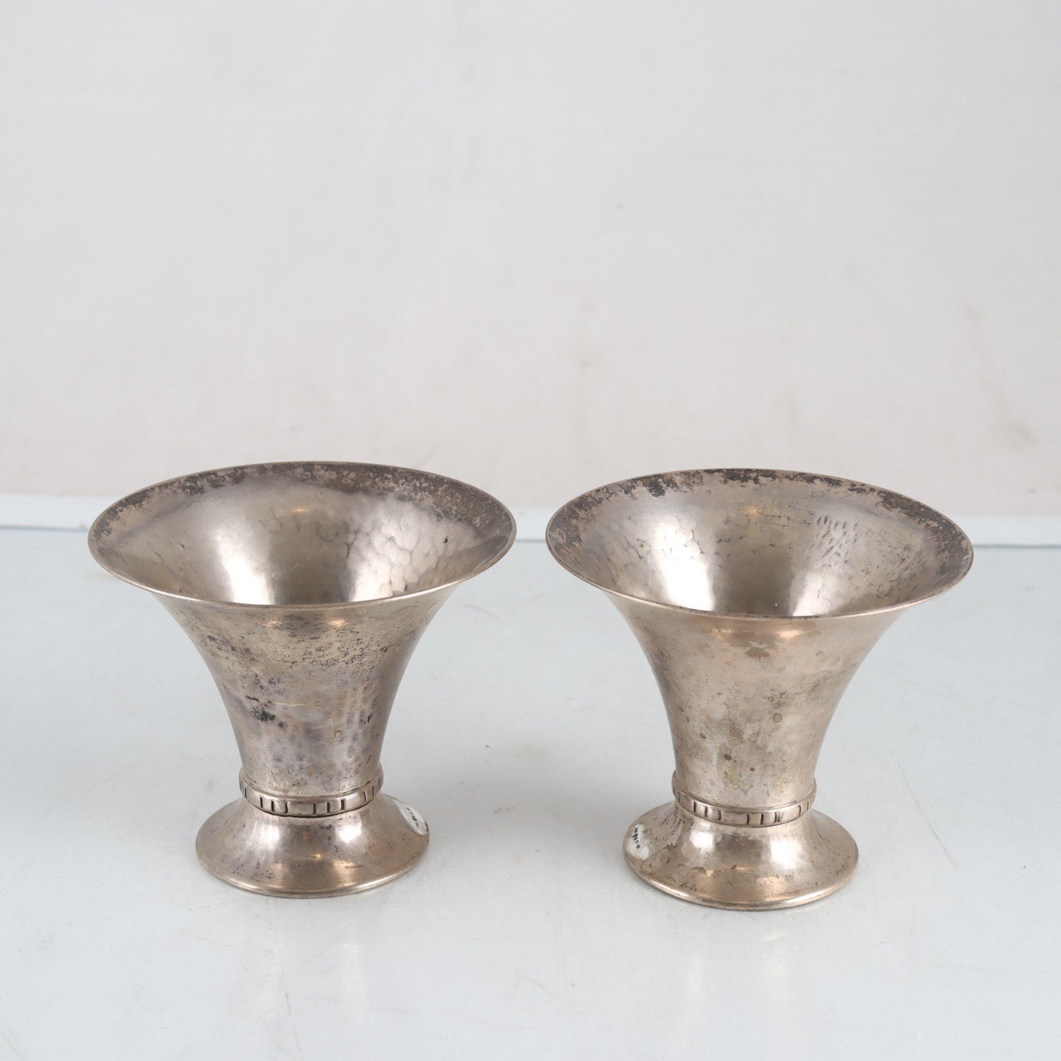 Bägare, silver, Gab, 1925, 2 st