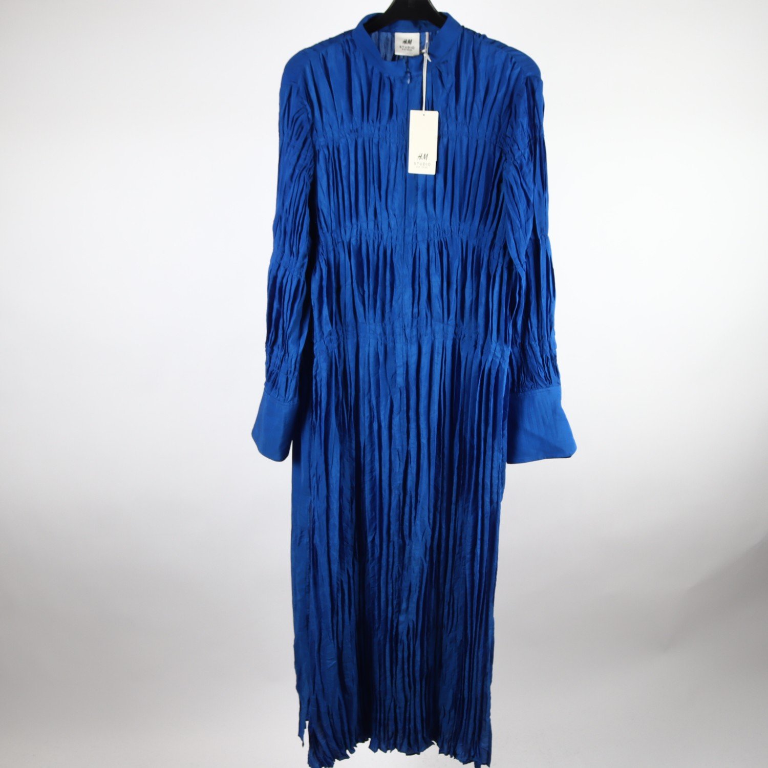 Klänning, H&M Studio, kornblå, stl. 40
