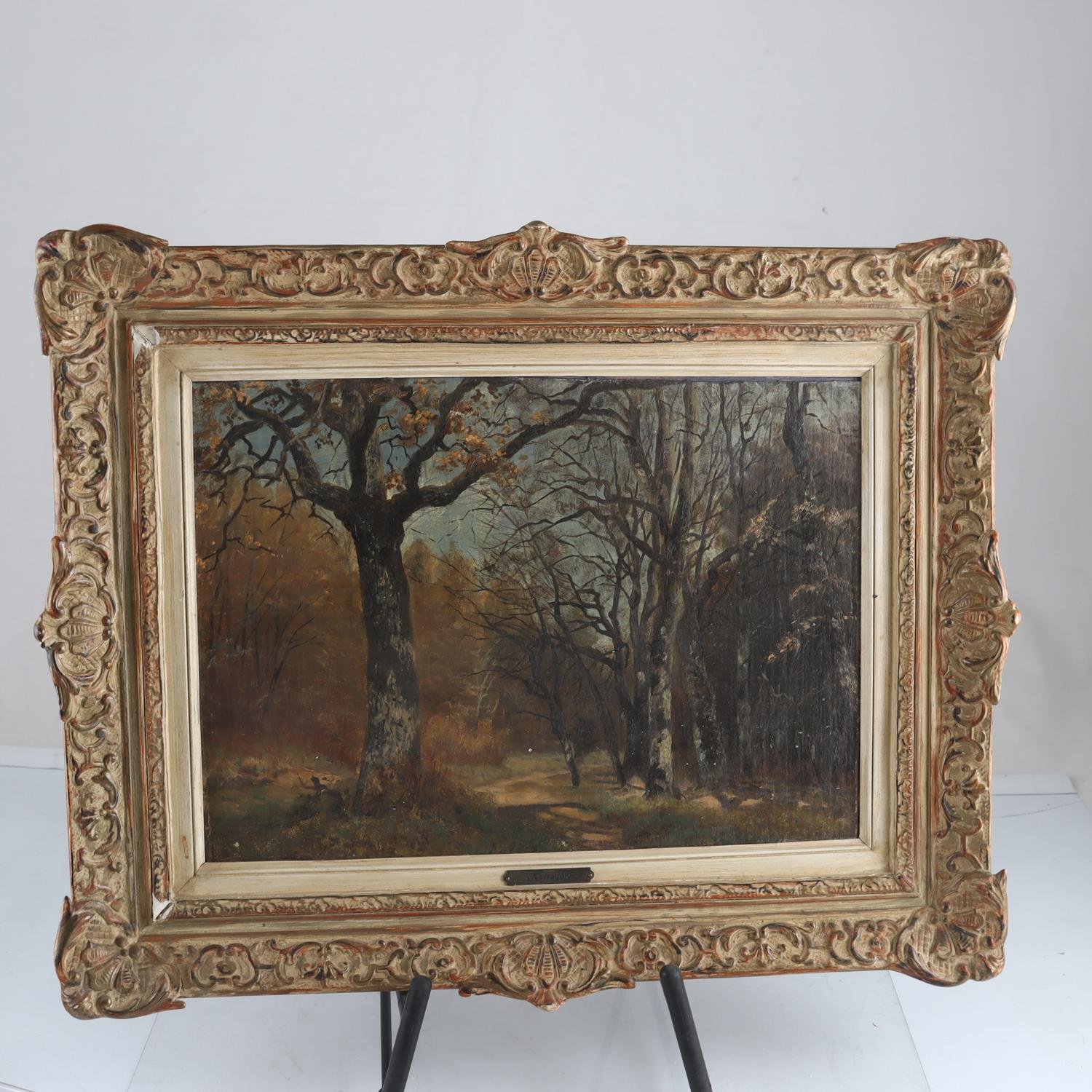Olja på pannå, Ludwig Correggio, (1846-1920), Tyskland. Endast avhämtning.