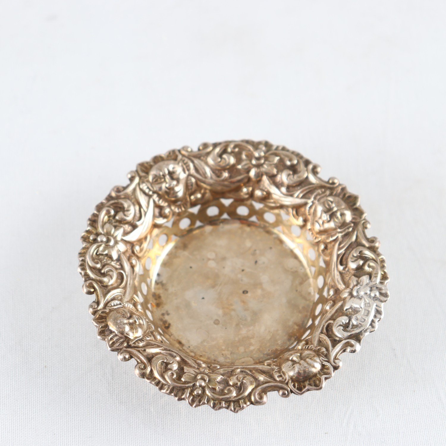 Skål, silver, Birmingham, år 1900