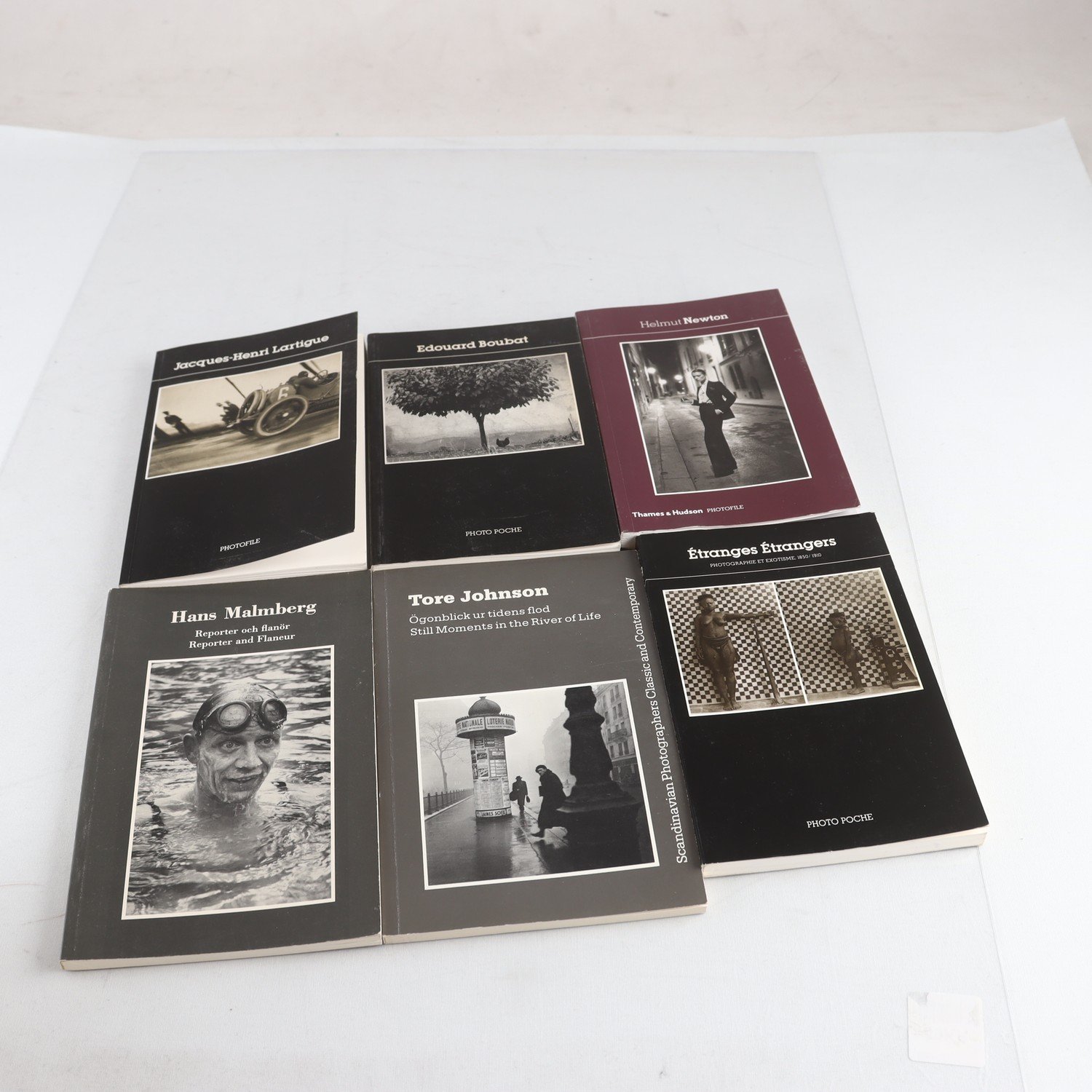 Fotolitteratur, bokpaket med 6 volymer: Helmut Newton m.m.