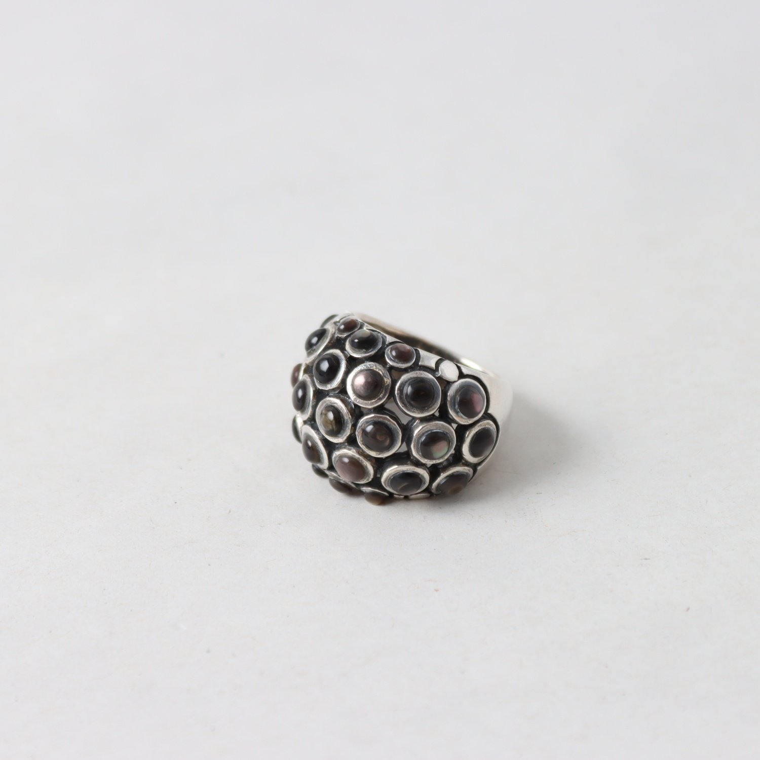 Ring, silver 925, stenar, brv: 16,6 g.