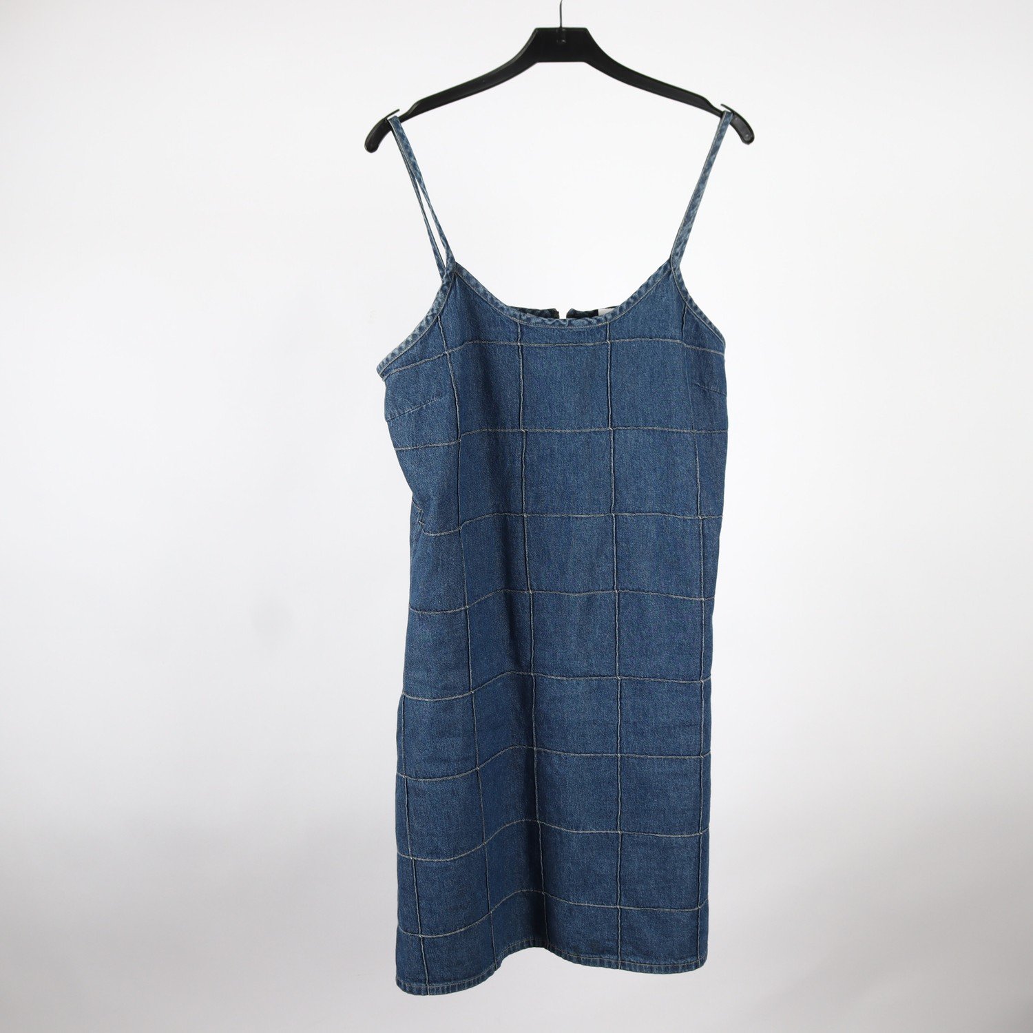 Klänning, blå, jeans, stl. 44