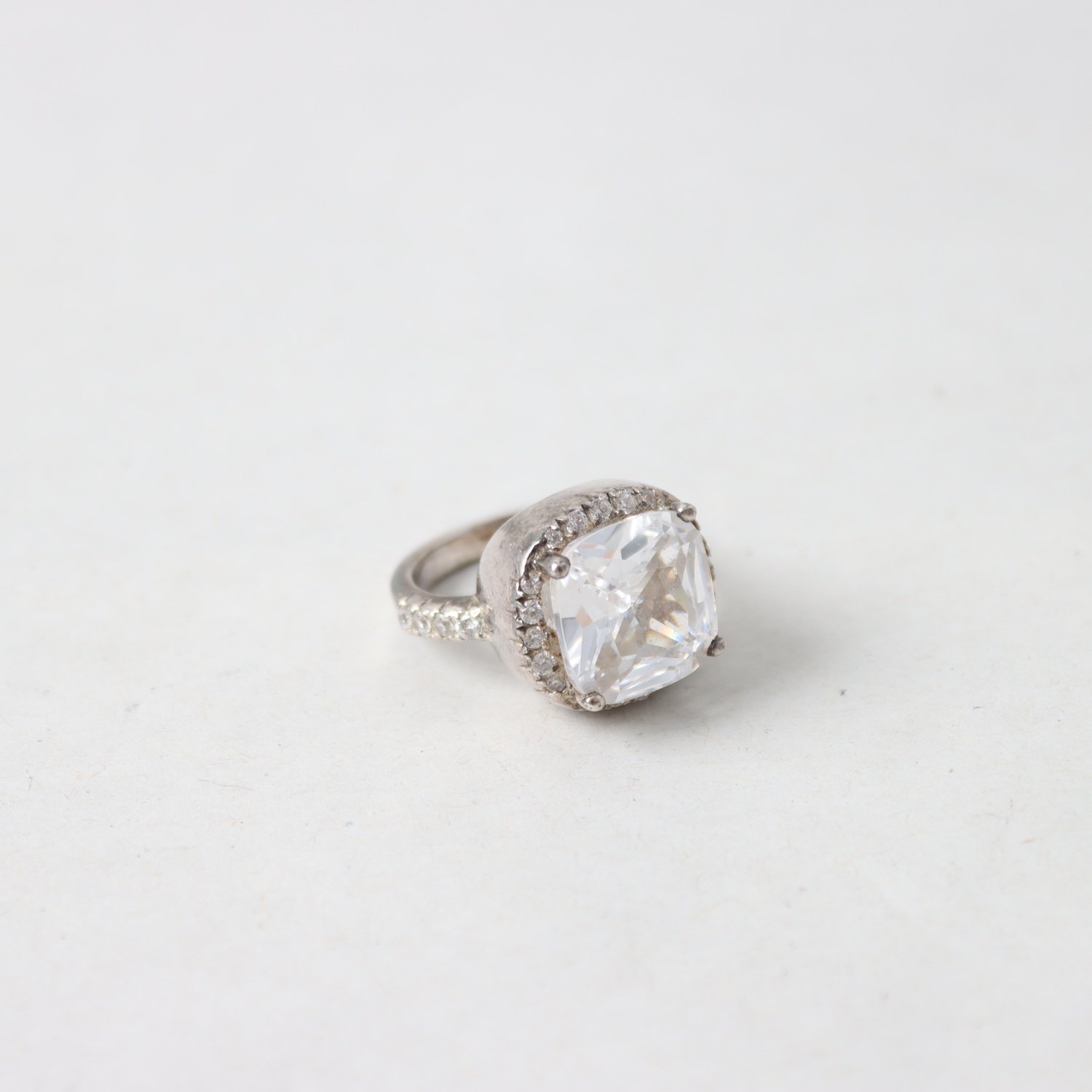 Ring, silver 925, stenar, brv: 10,0 g.