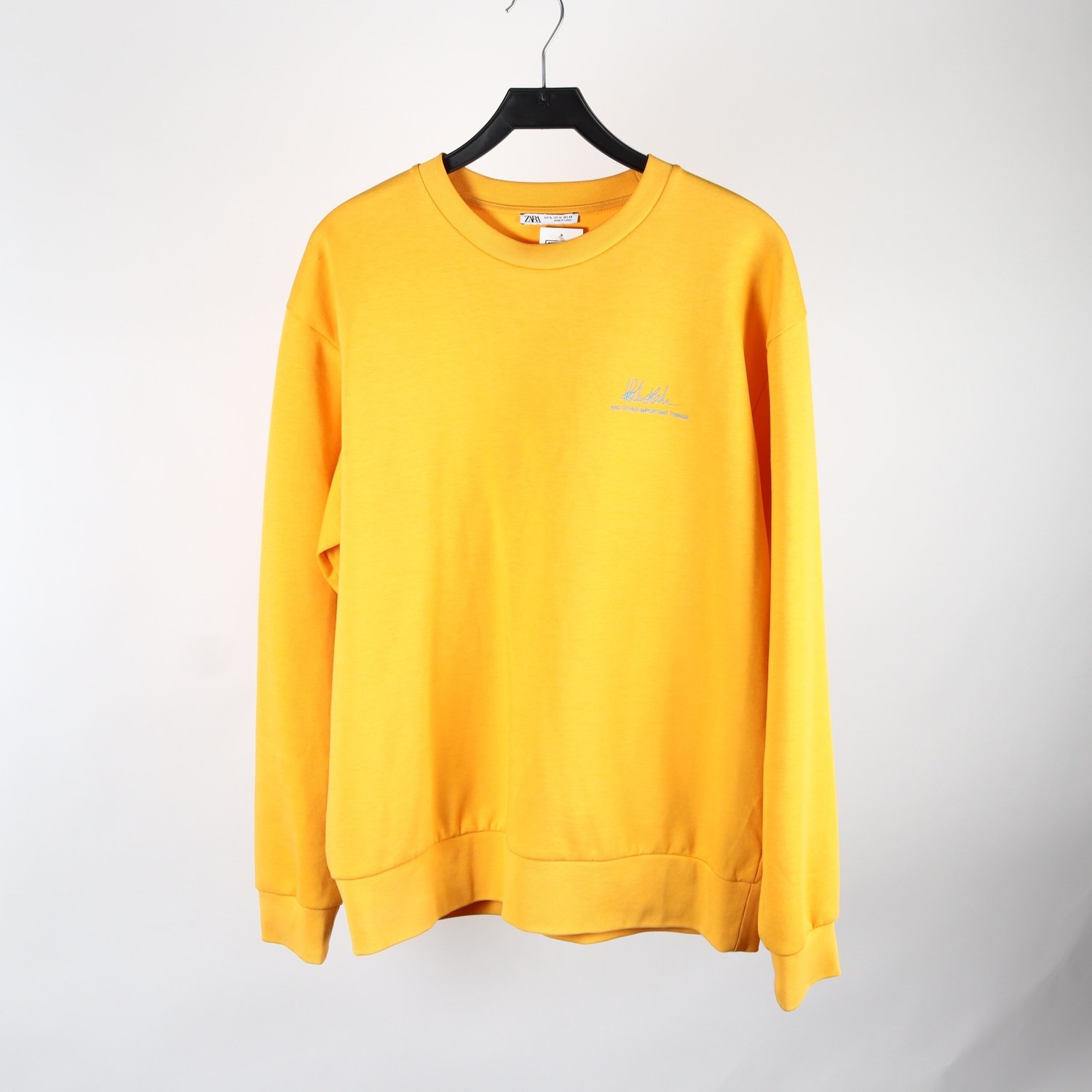 Sweatshirt, Zara, gul, stl. XL