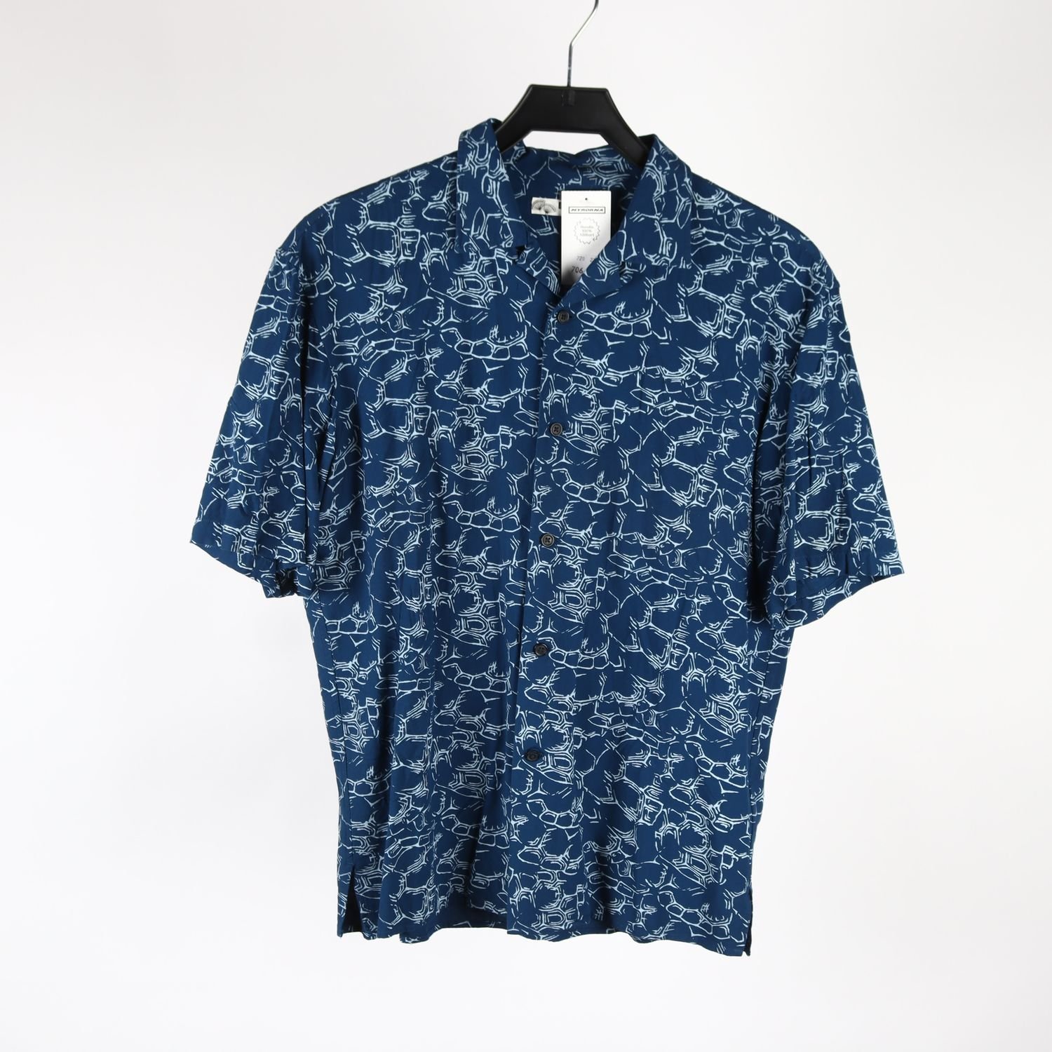 Skjorta, Uniqlo, blå, mönstrad, stl. XS