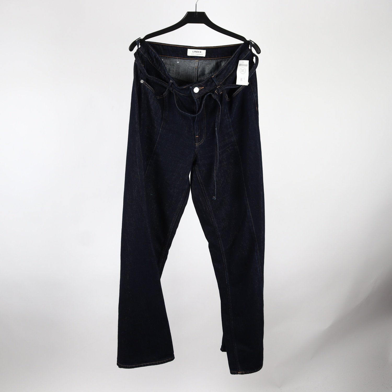 Jeans, Lindex, Wide, blå, stl. 40