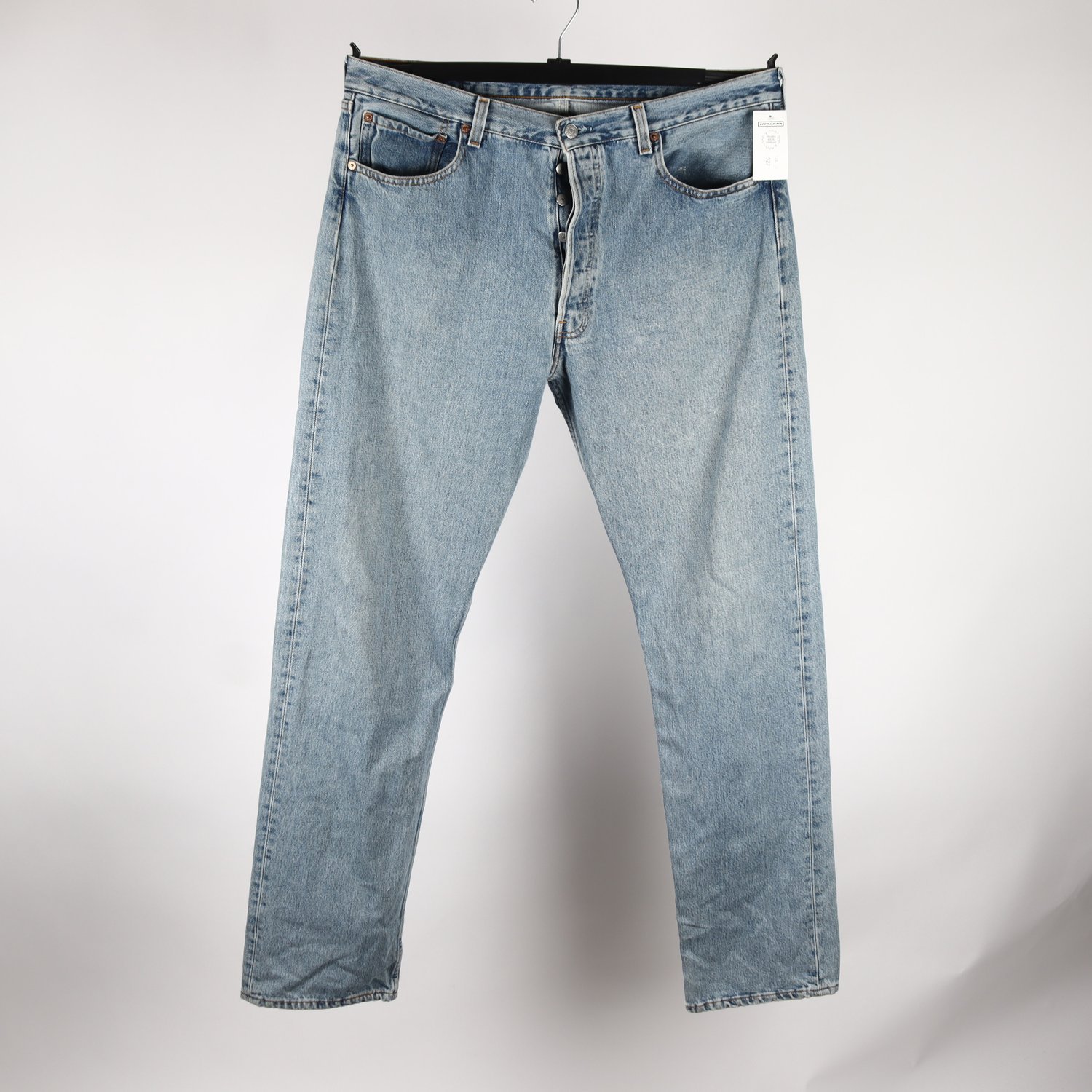 Jeans, Levis, 501, blå, stl. 38/36