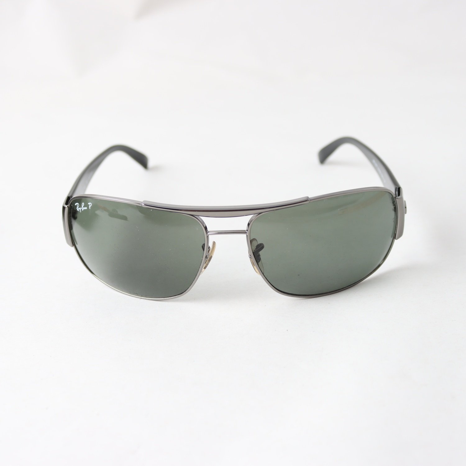 Solglasögon, stål, Ray Ban, polariserande, gunmetal