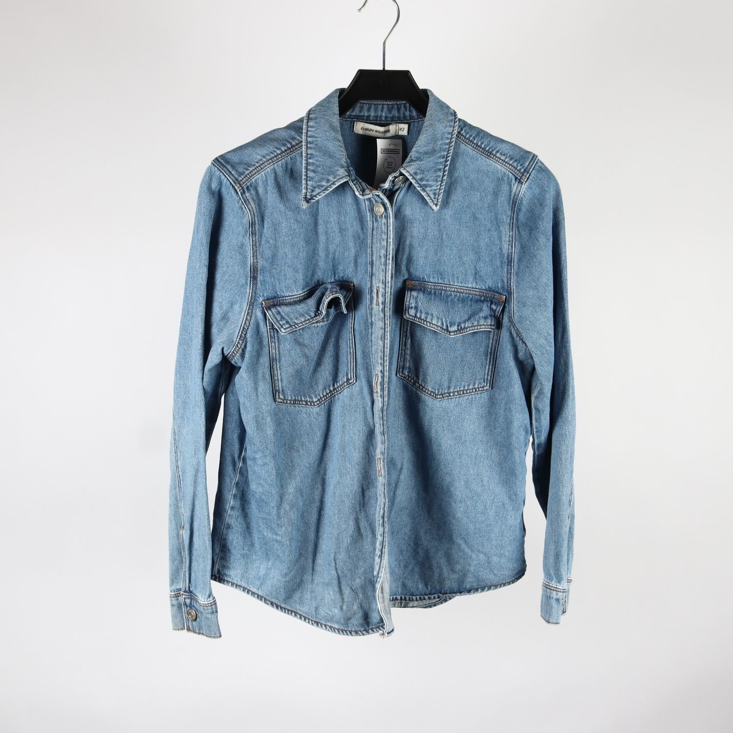 Jeansskjorta, Carin Wester, blå, stl. 42