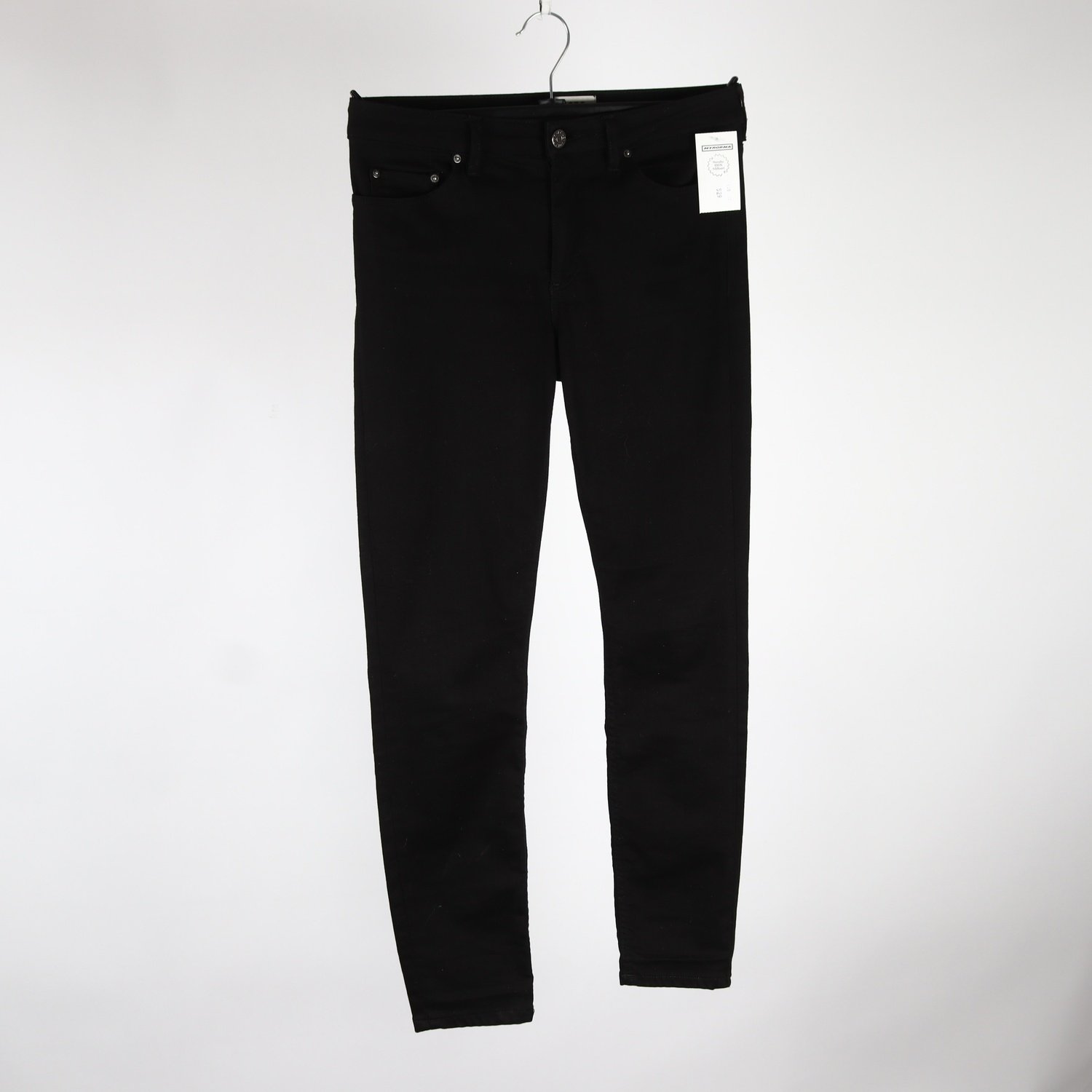 Jeans, Acne Studio, Skinn 5 Black, svart, stl. 28/32