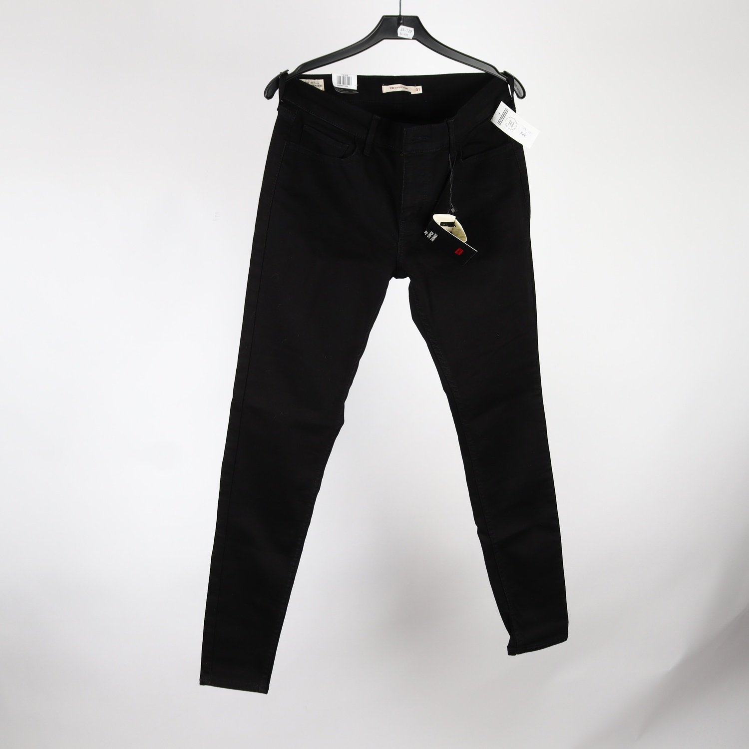 Jeans, Levis, Super Skinny, svart, stl. 31