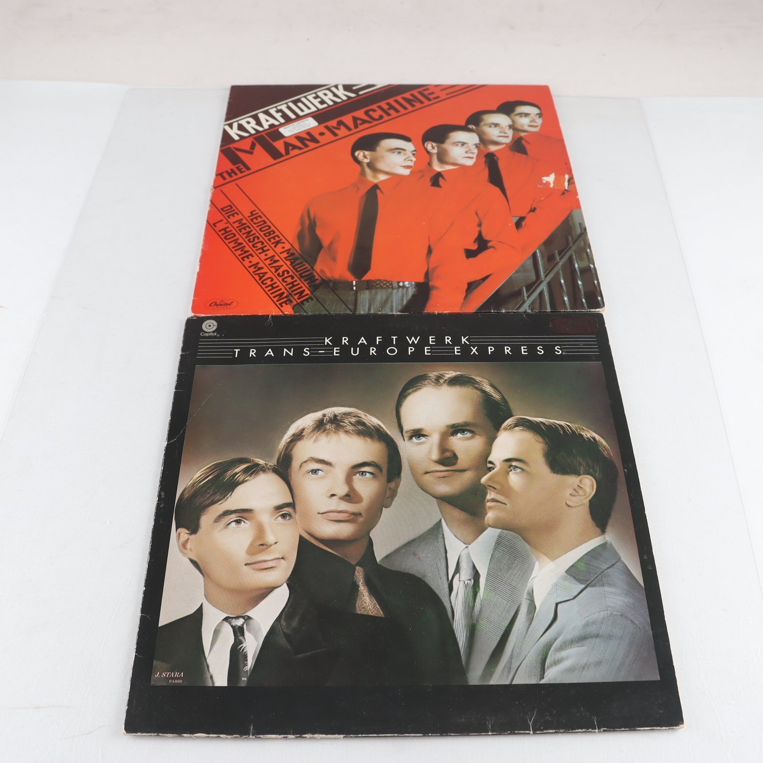 LP Kraftwerk – Man Machine, trans europe express
