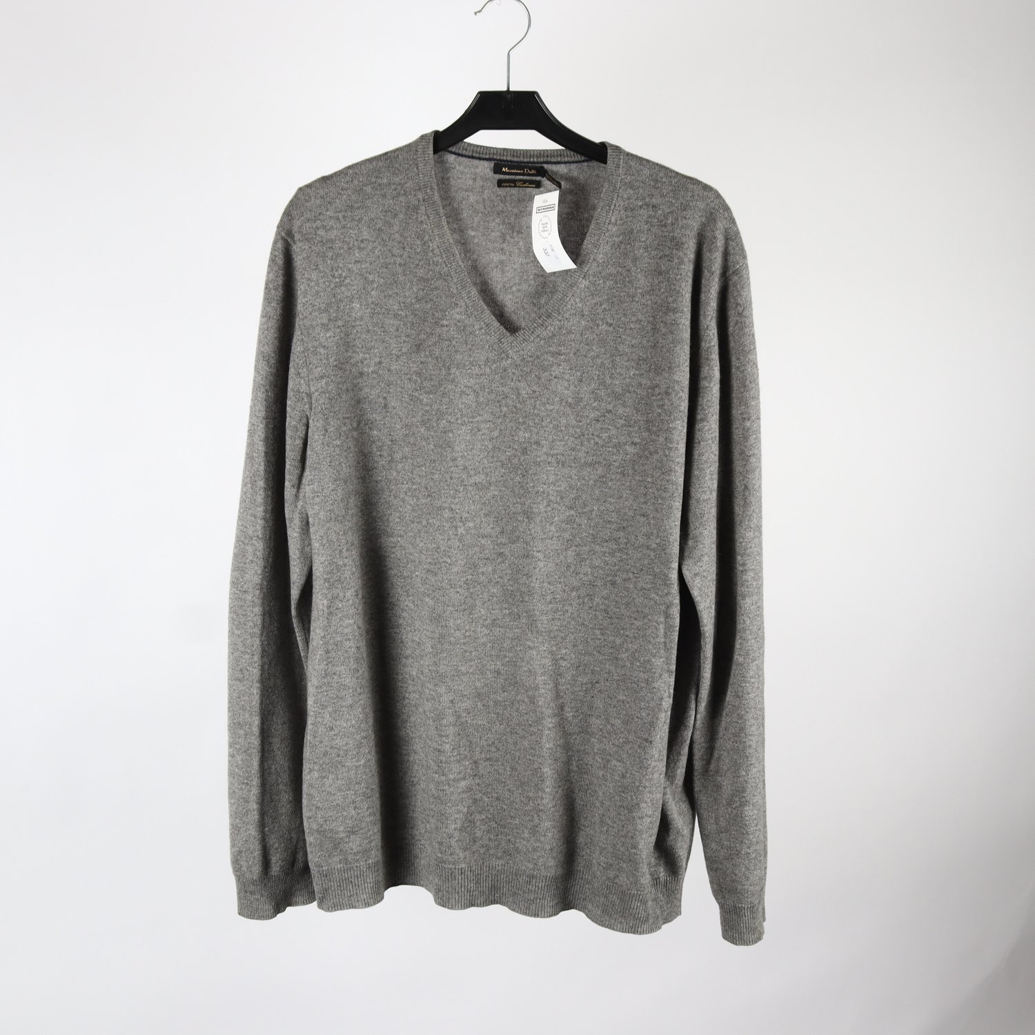 Tröja, Massimo Dutti, grå, cashmere, stl. XL