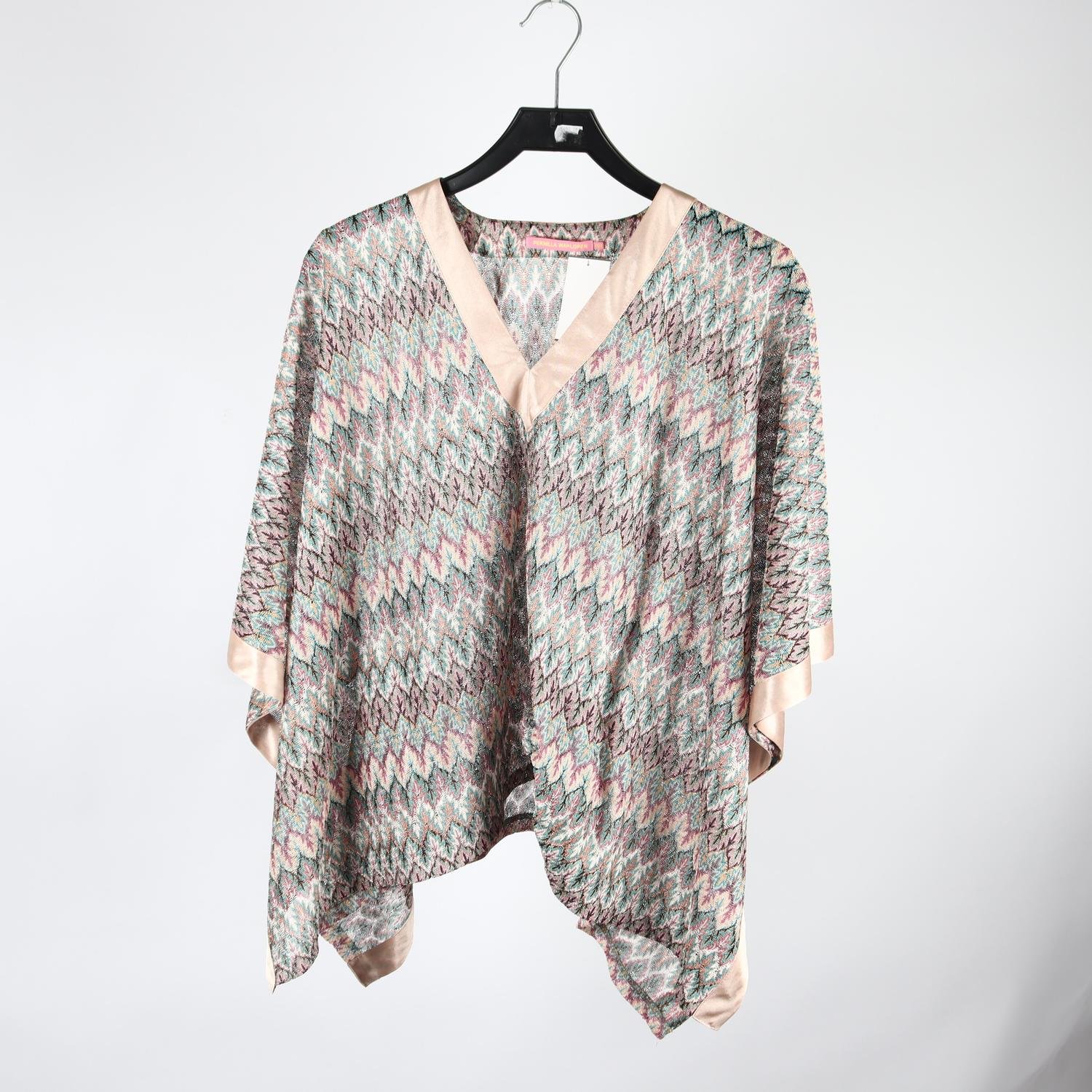 Tröja, Pernilla Wahlgren, beige, vinröd, stl. XS/S