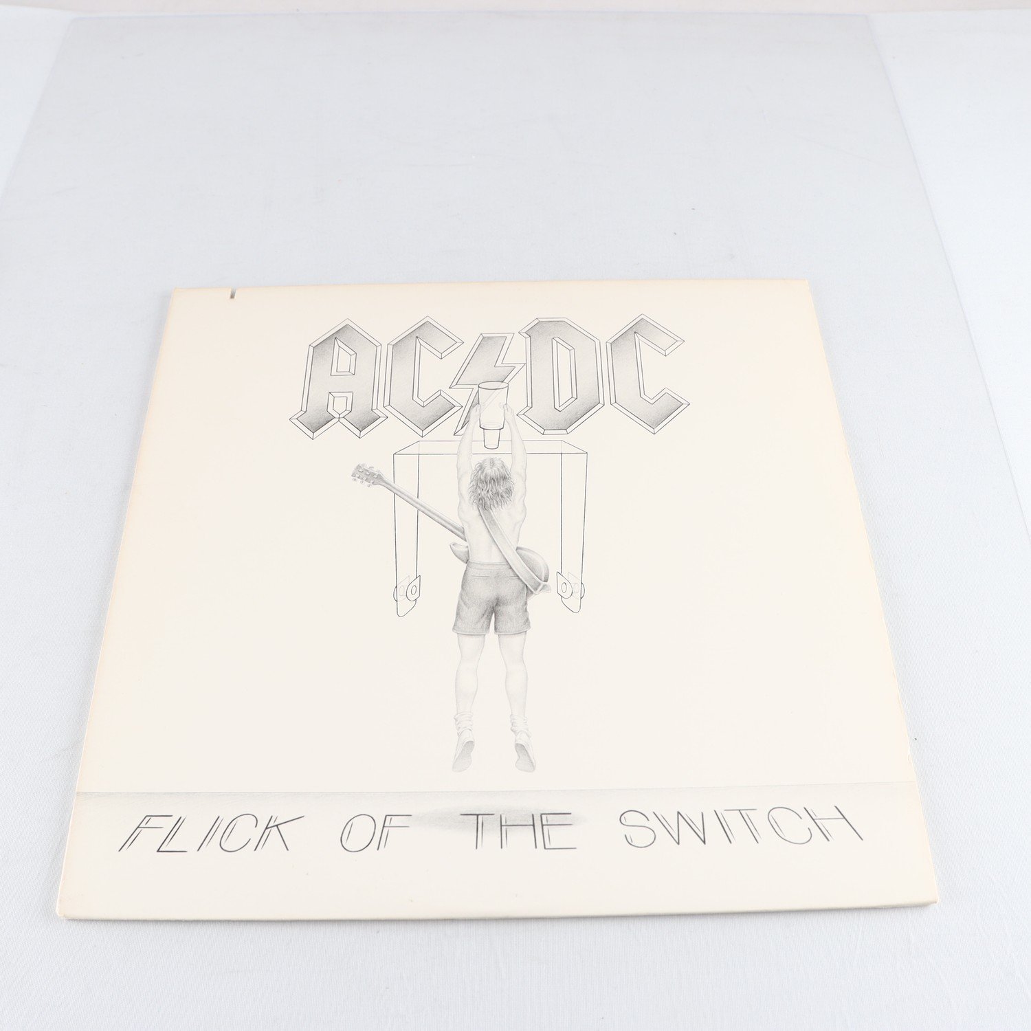 Lp Ac/dc – flick of the switch, embossed sleve