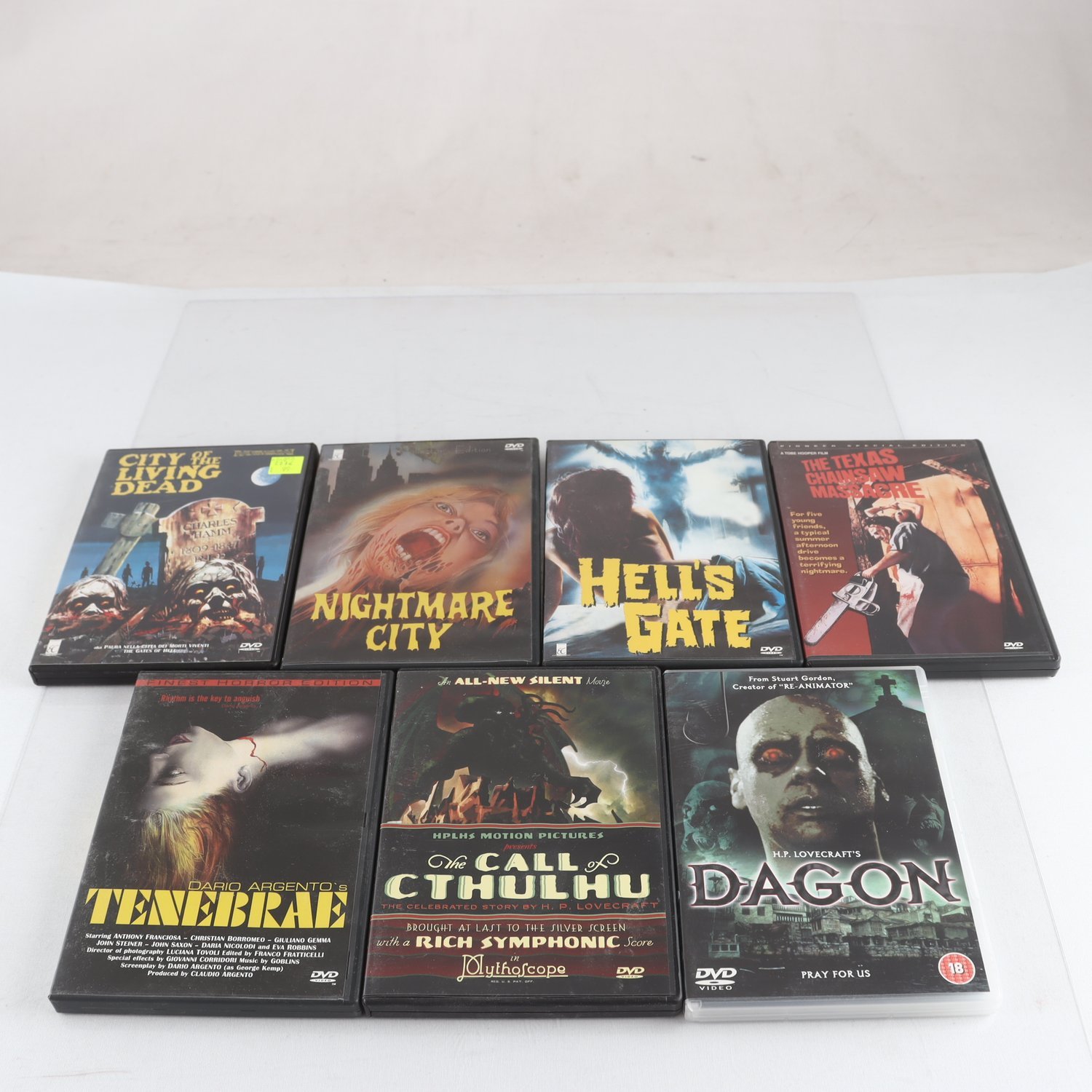 DVD Skräck, 7 titlar