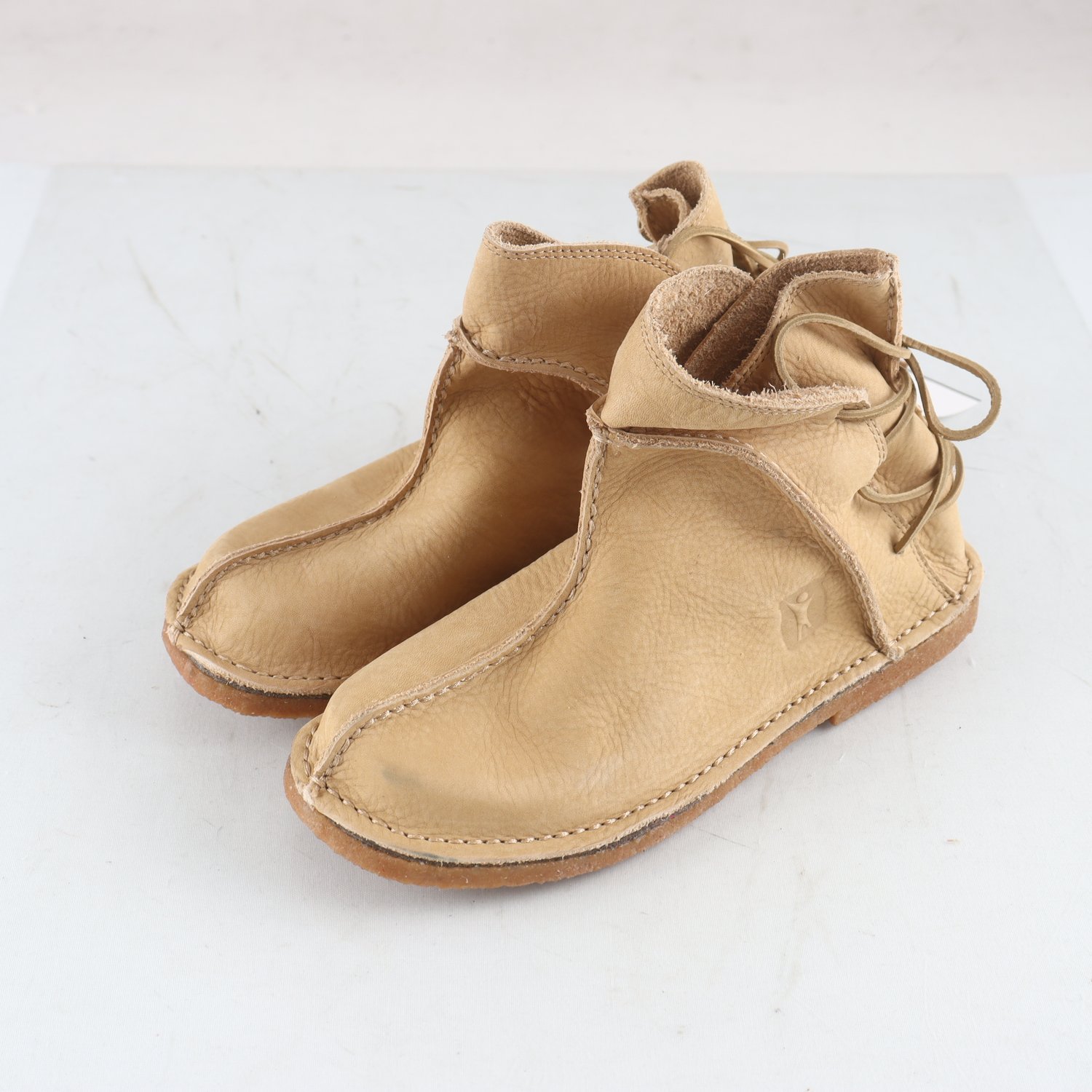 Stövlar, Pure, beige, skinn, stl. 38