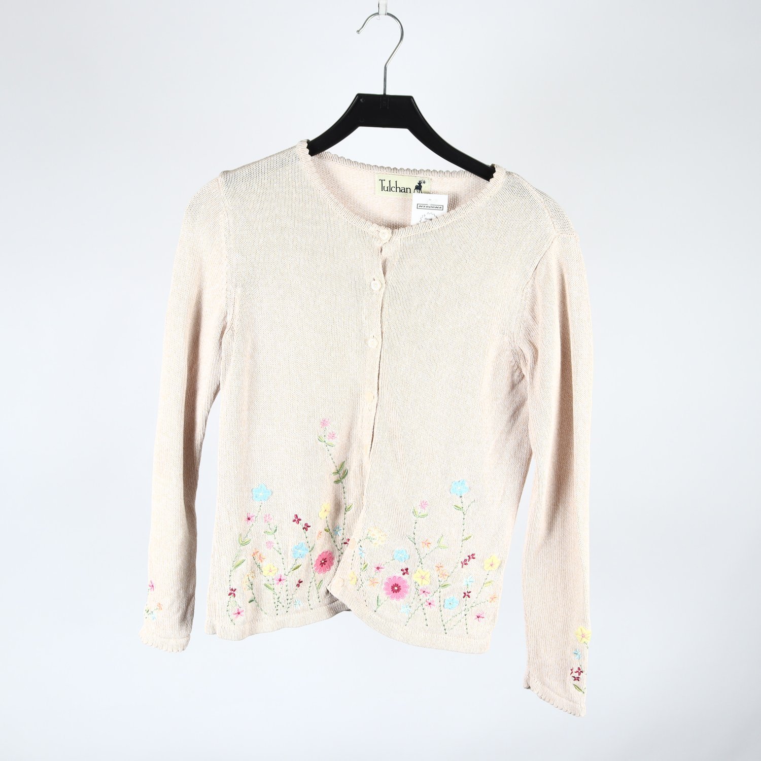 Kofta, Tulchan, beige, broderad, stl. M