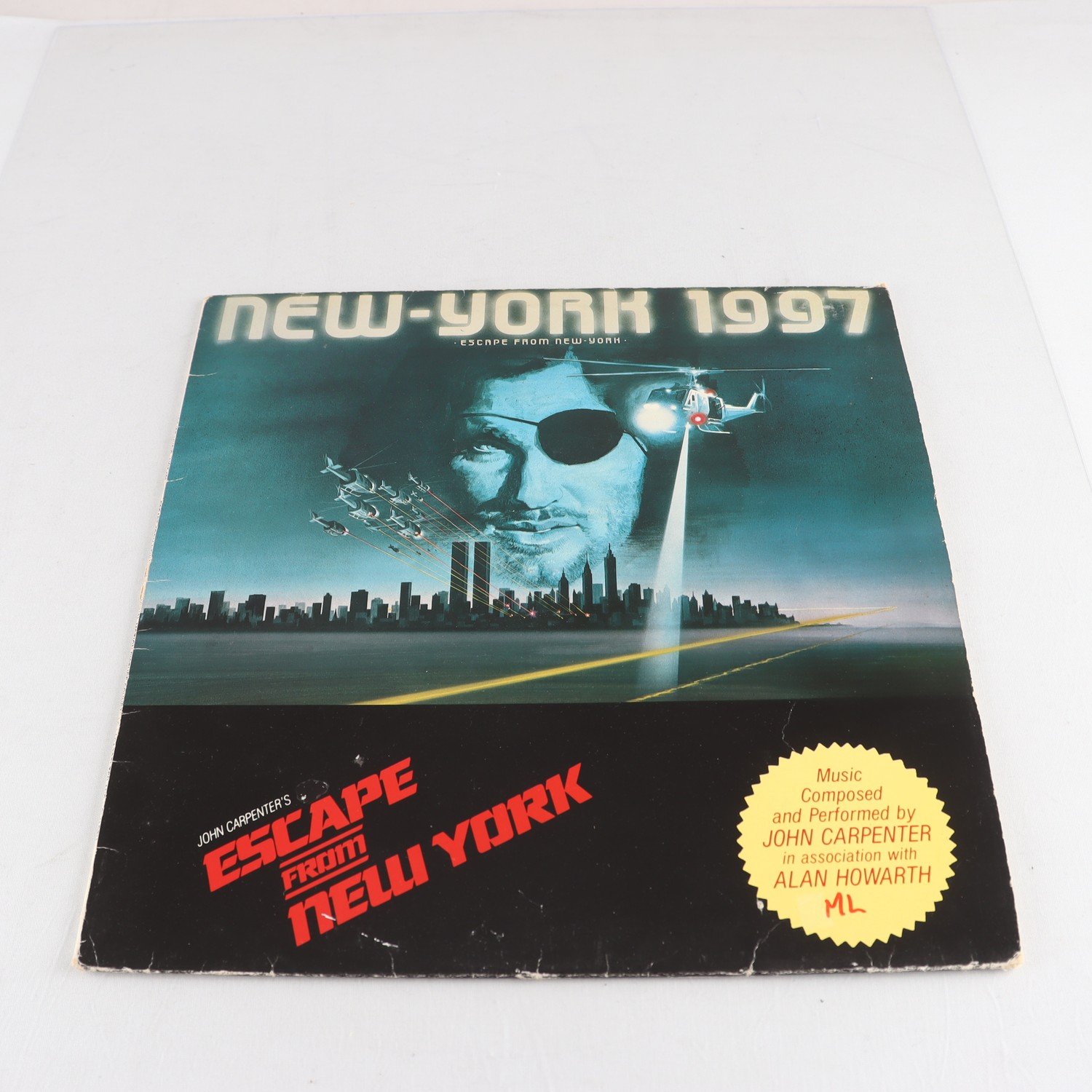 LP Soundtrack Escape from New York, John Carpenter