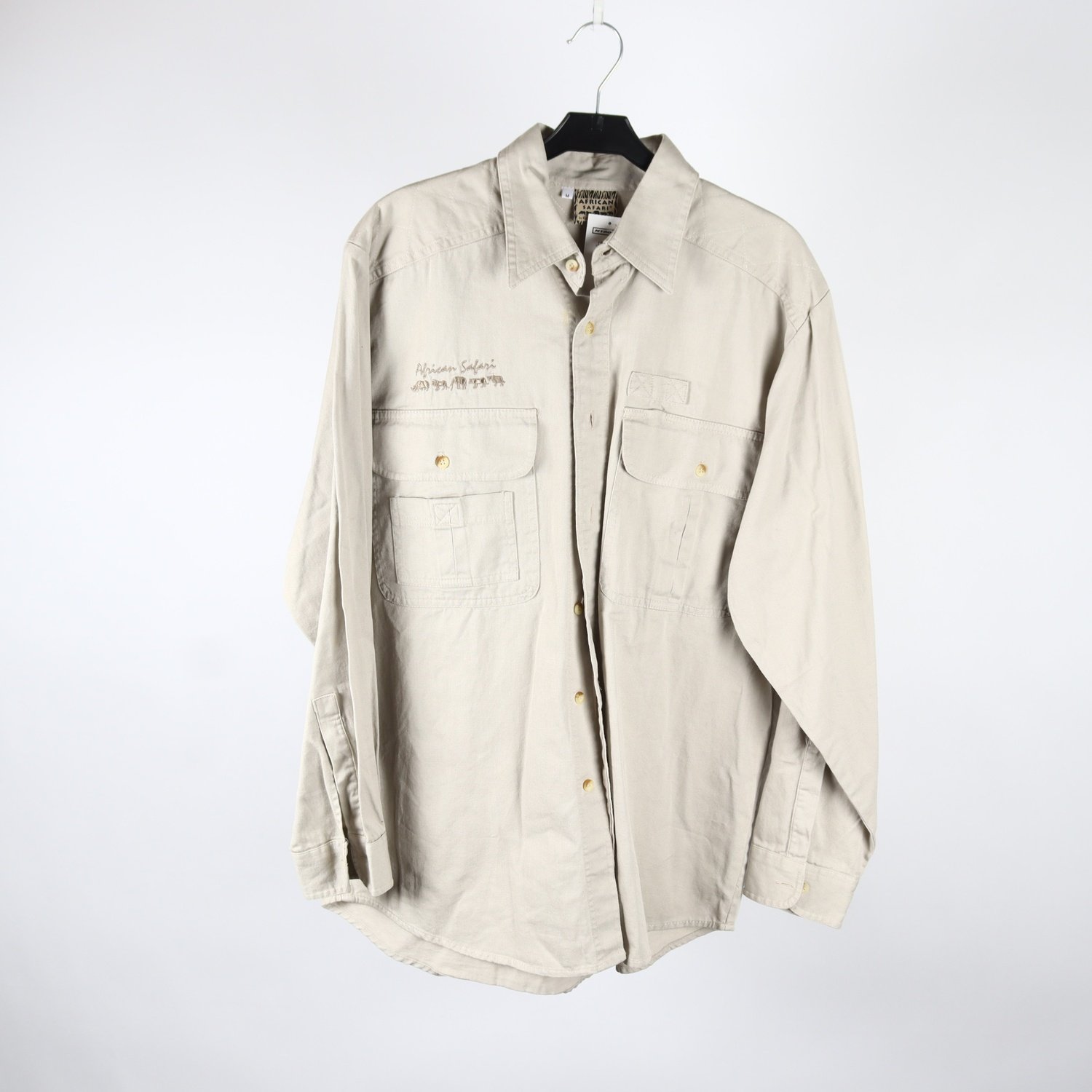 Skjorta, African Safari, beige, stl. M
