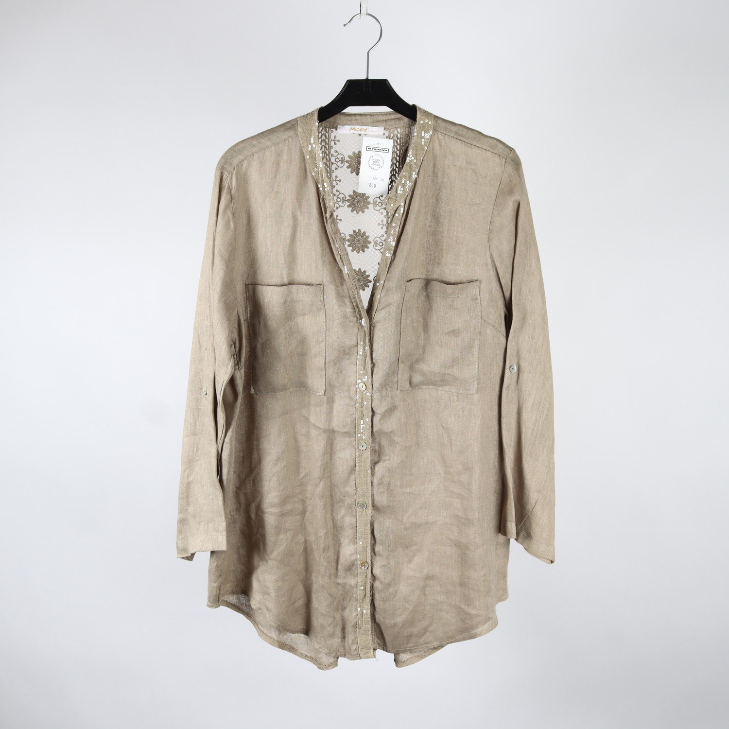 Blus, Micky, beige, stl. M