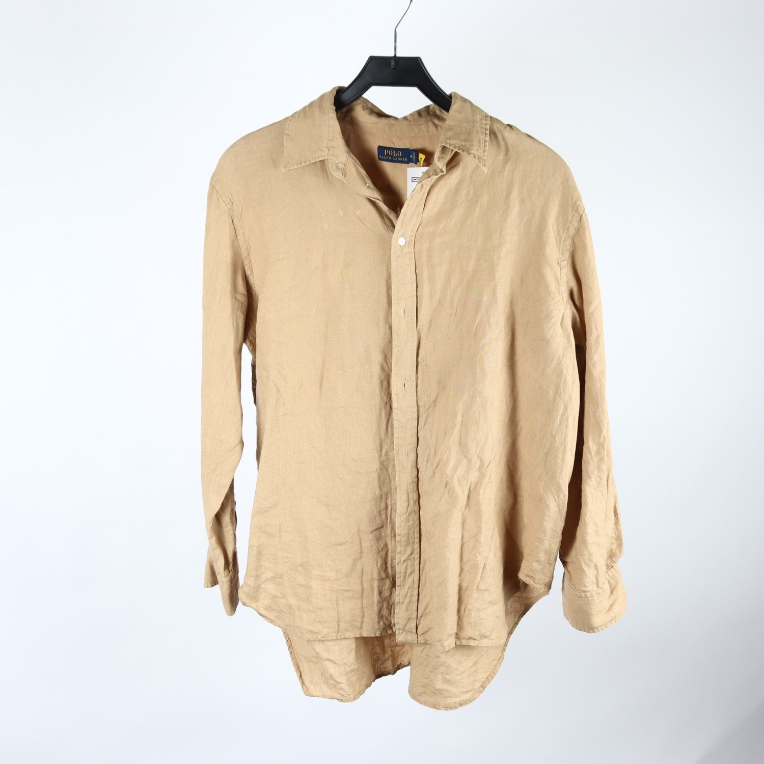 Skjorta, Polo Ralph Lauren, brun, lin, stl. M