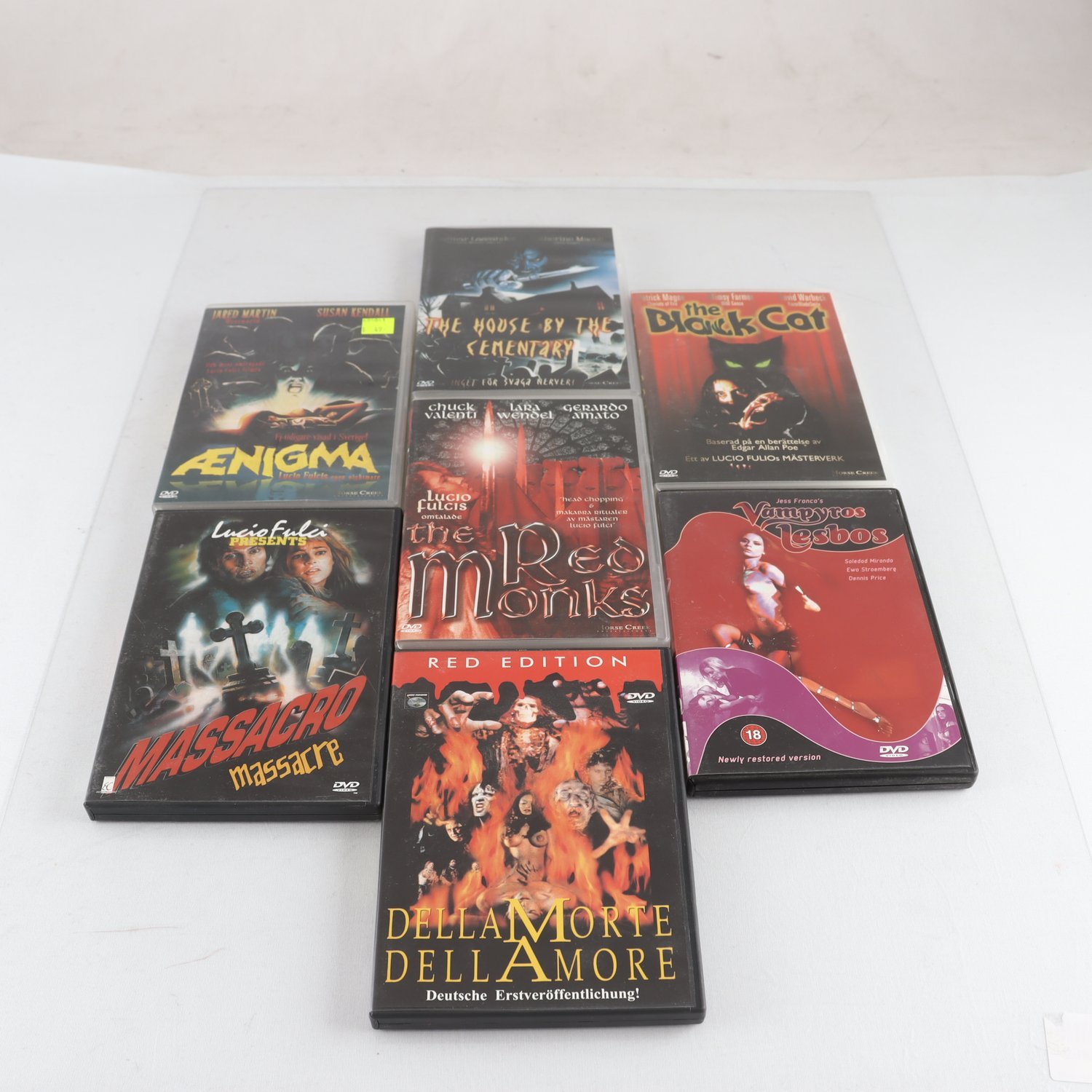 DVD Skräck, 7 titlar