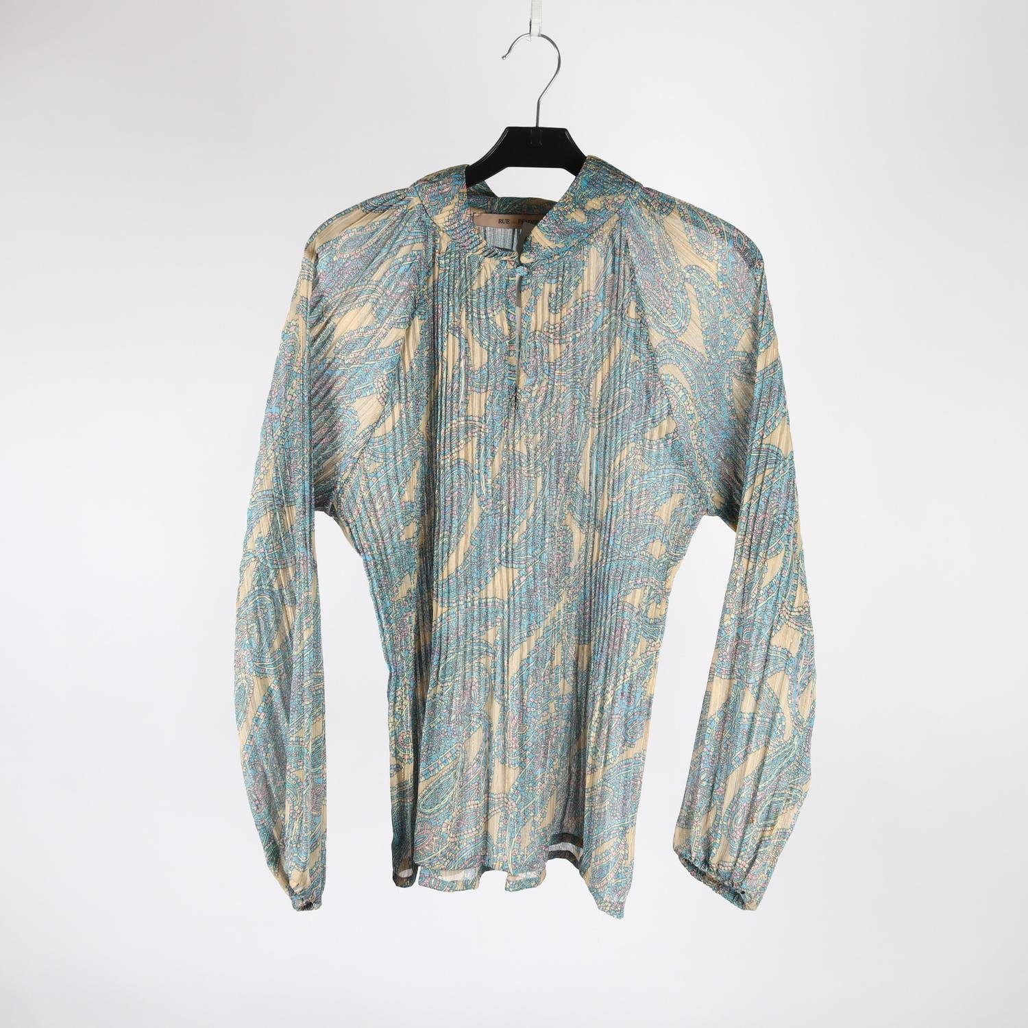 Blus, Rue Femme, mönstrad, stl. M