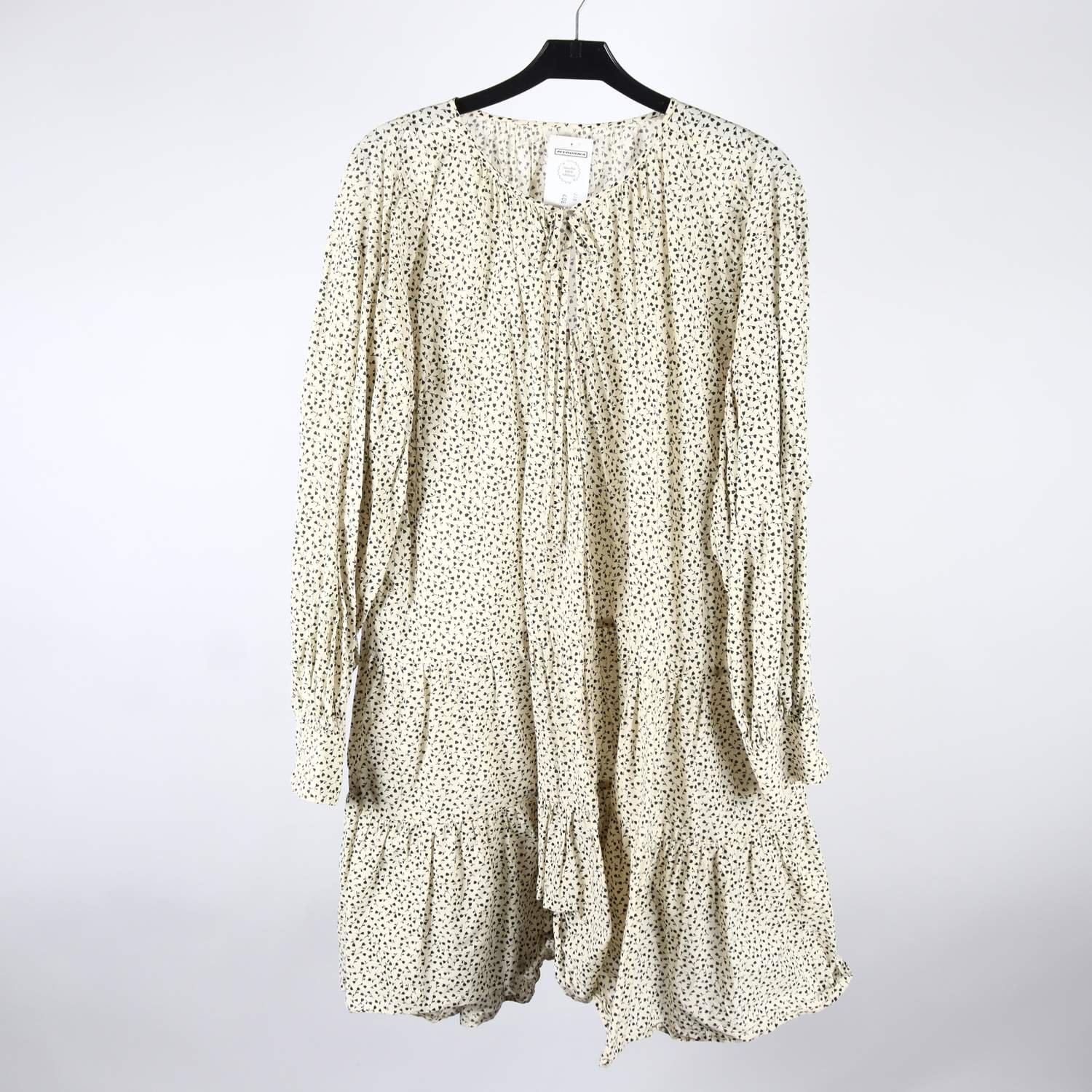 Klänning, Arket, beige, svart, stl. 38