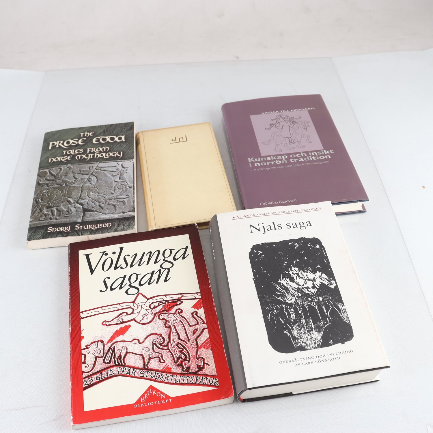 Isländsk mytologi, bokpaket med 5 volymer