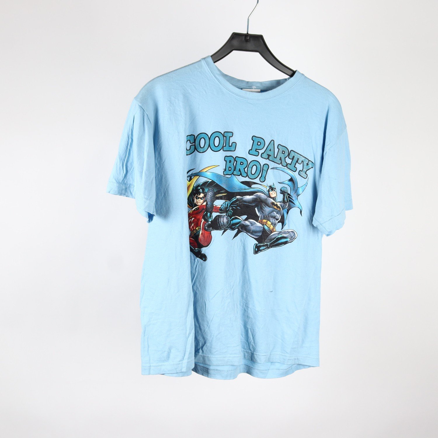 T-shirt, blå, stl. XL