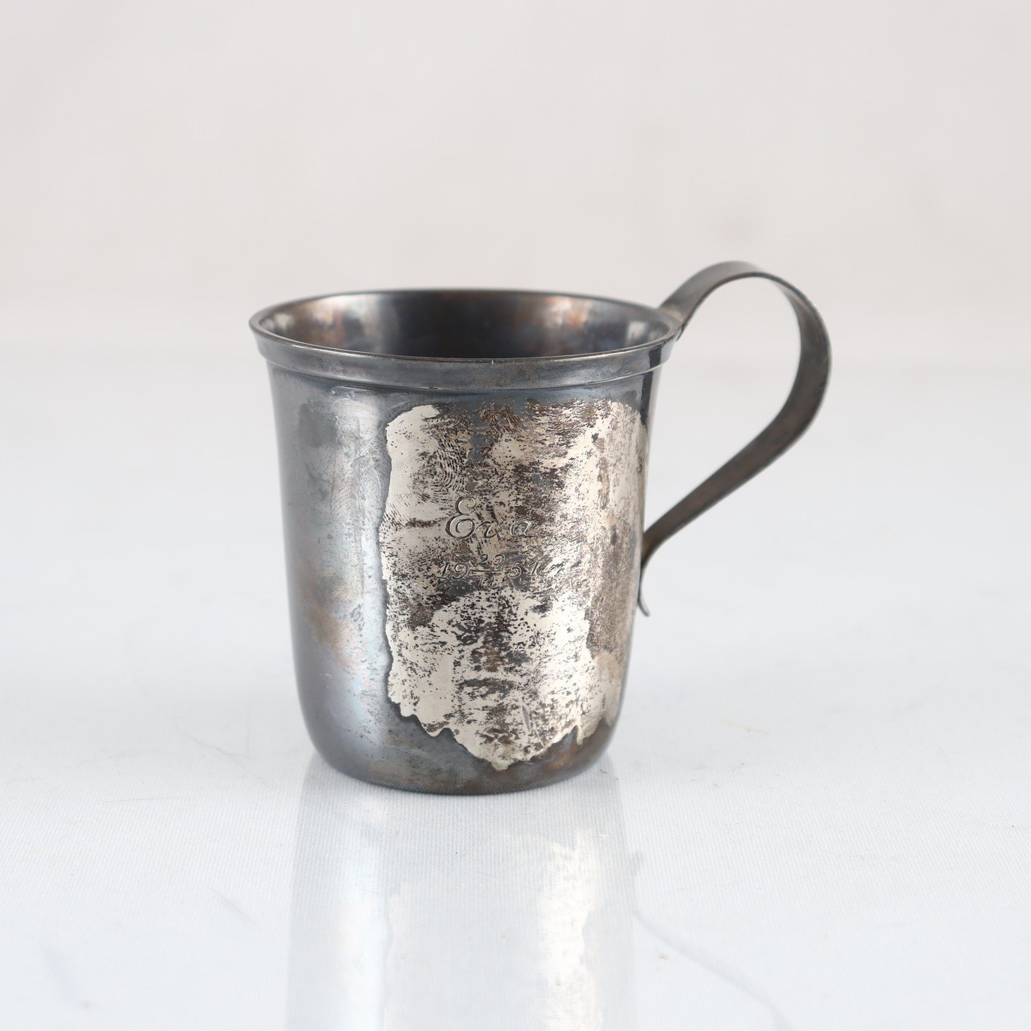 Mugg, silver, GAB, Stockholm, 1951