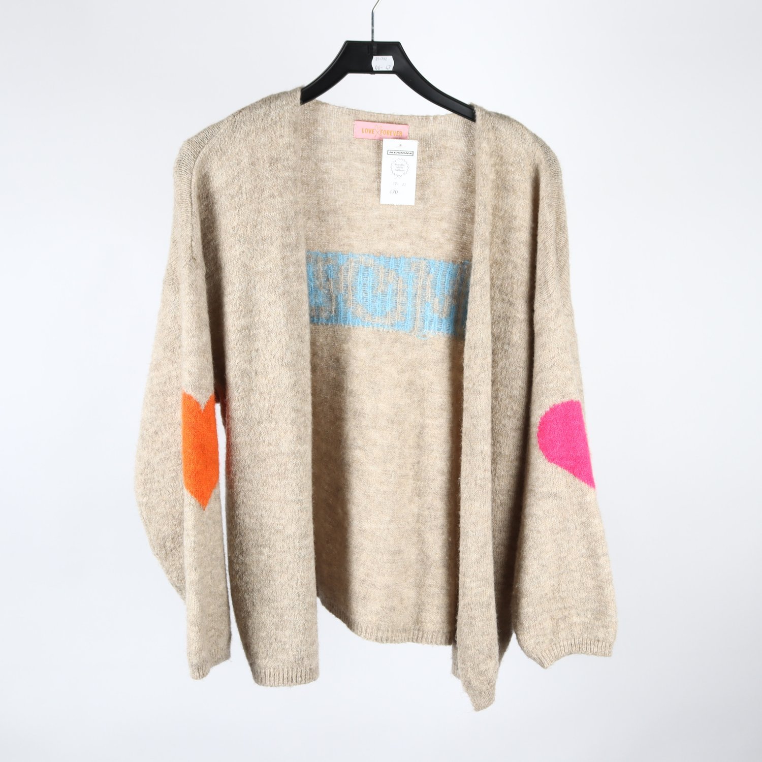 Kofta, Love Forever, beige, stl ca. M