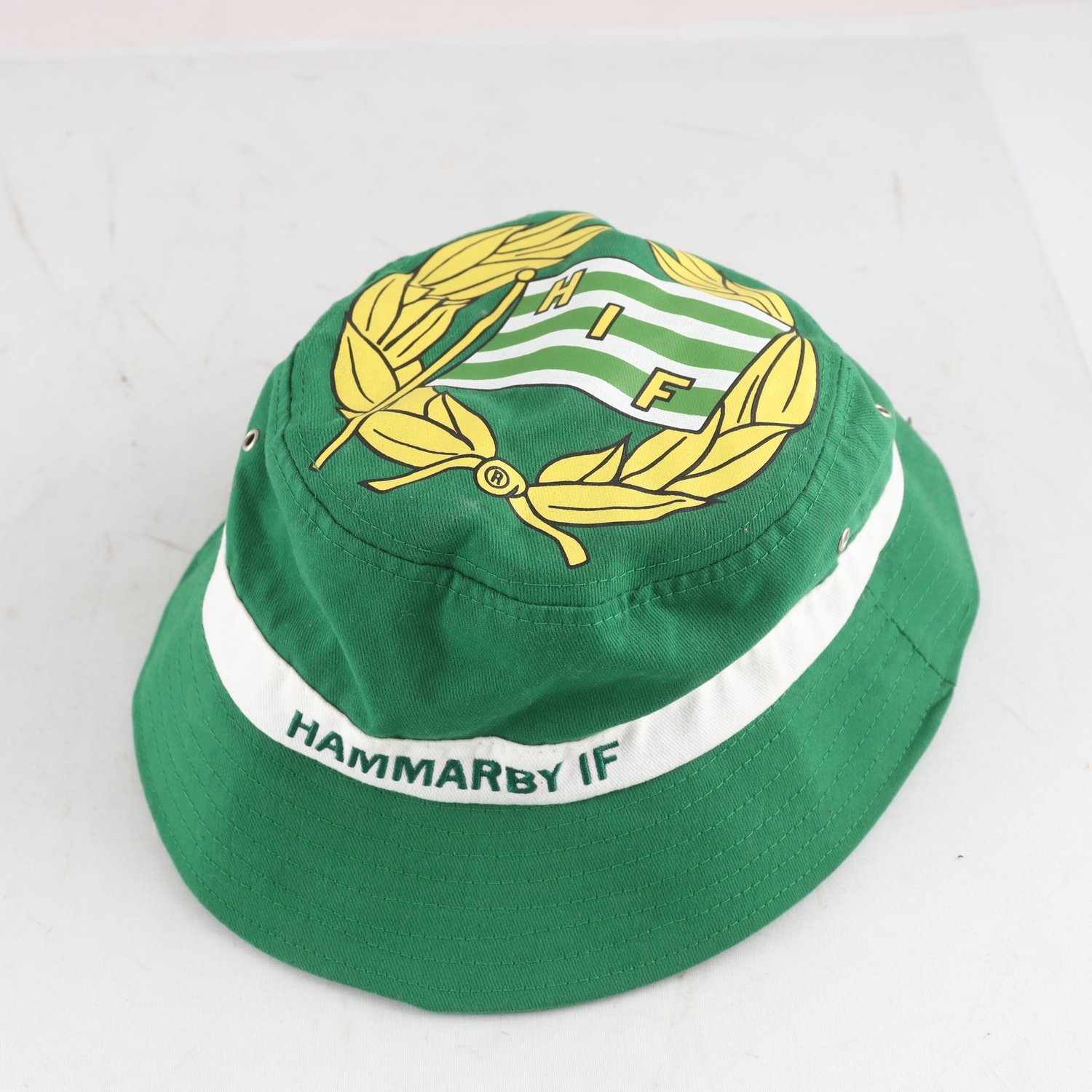 Bucket hat, HIF Hammarby, grön, vit