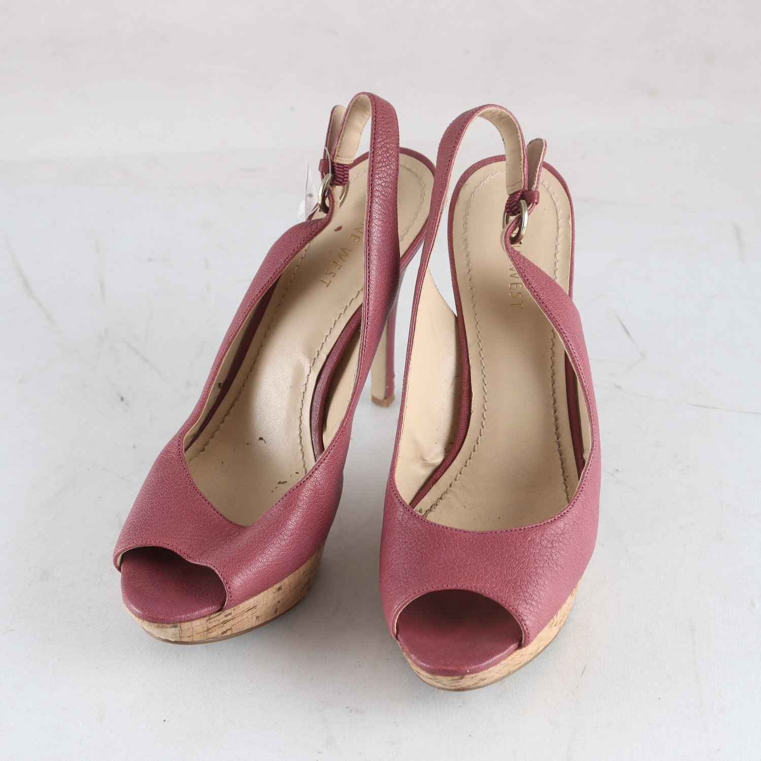Pumps, Nine West, läder, stl. 38.5